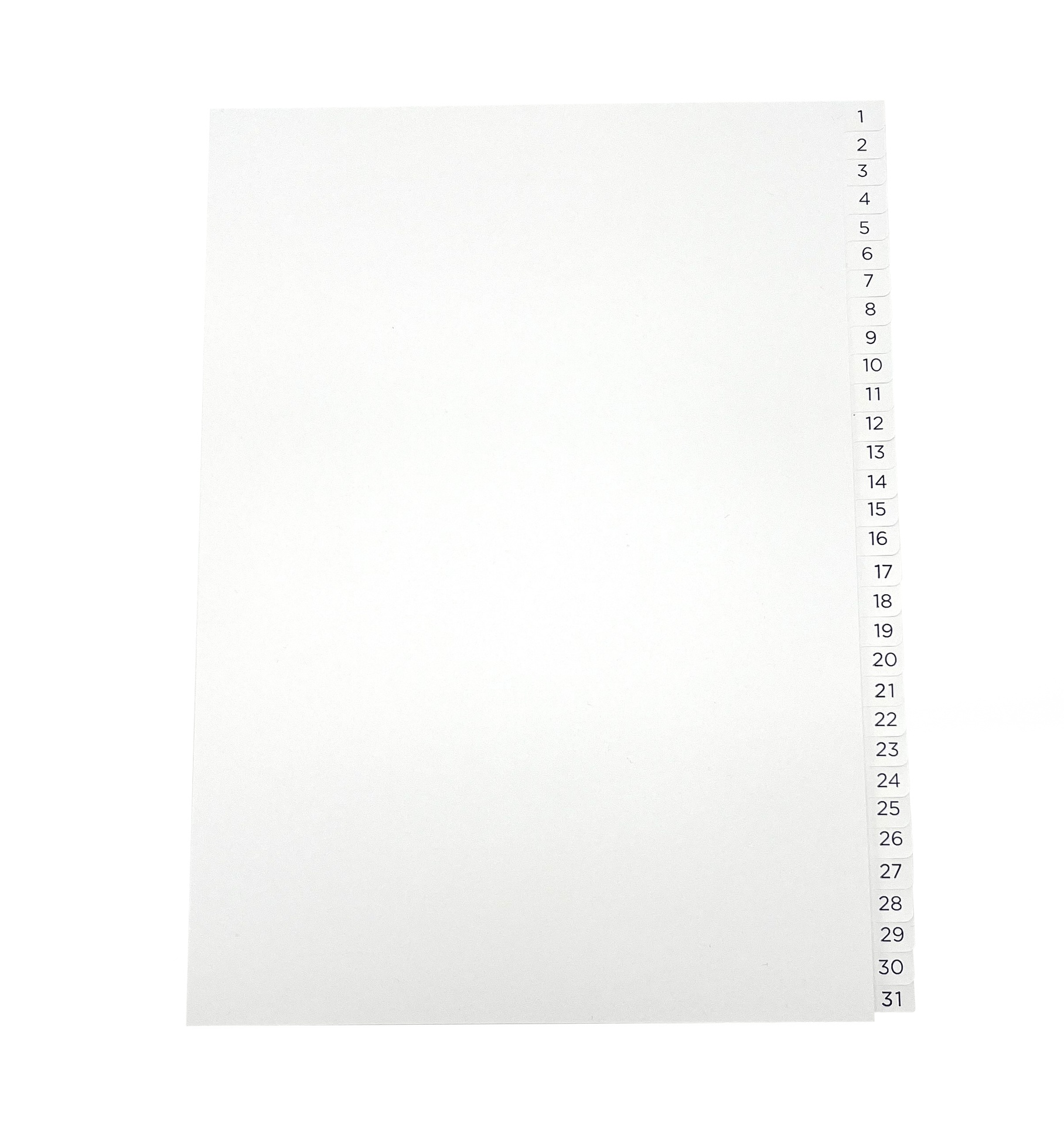[EETFSET2032] PÄRMREGISTER 1-31 A4 BLÅ/VIT 10ST/FP