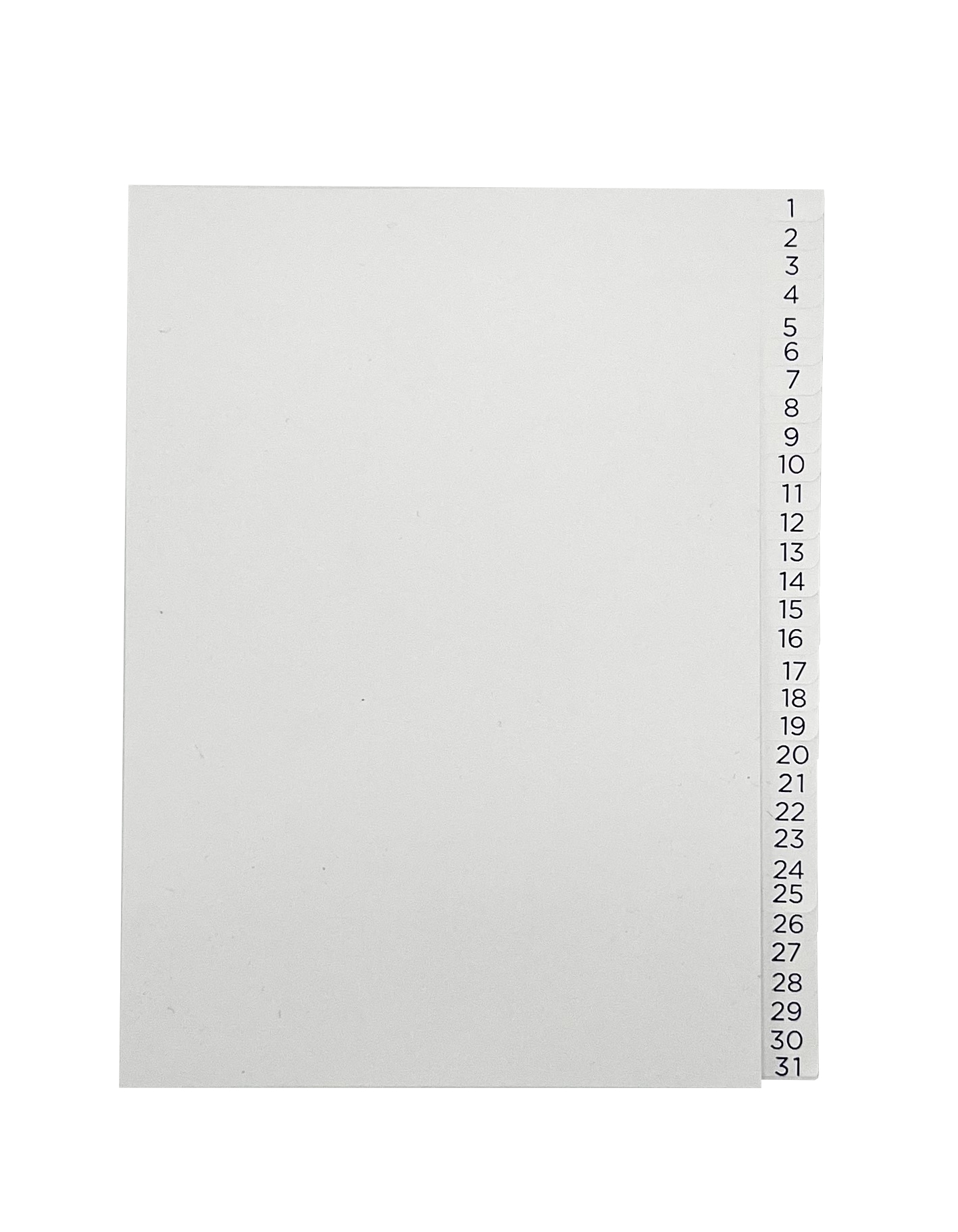 [EETFSET2051] PÄRMREGISTER 1-31 A5 BLÅ/VIT 20ST/FP