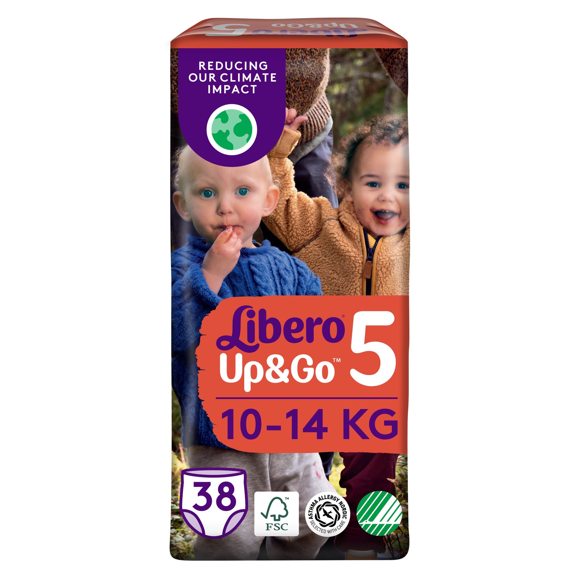 [8562434] Blöjor Up&Go 5 10-14 kg 38 st/fp