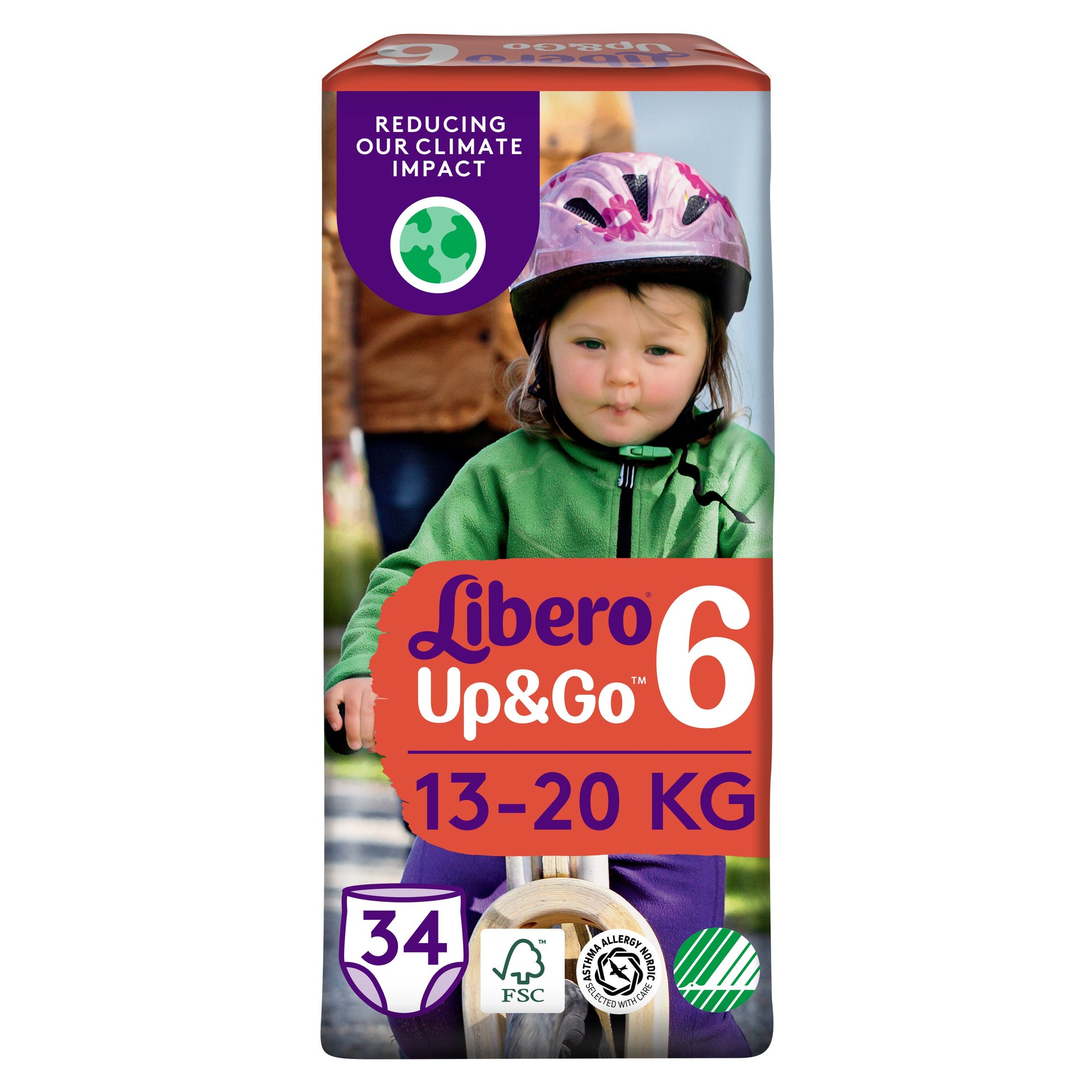 [8562435] Blöjor Up&Go 6 13-20 kg 34 st/fp
