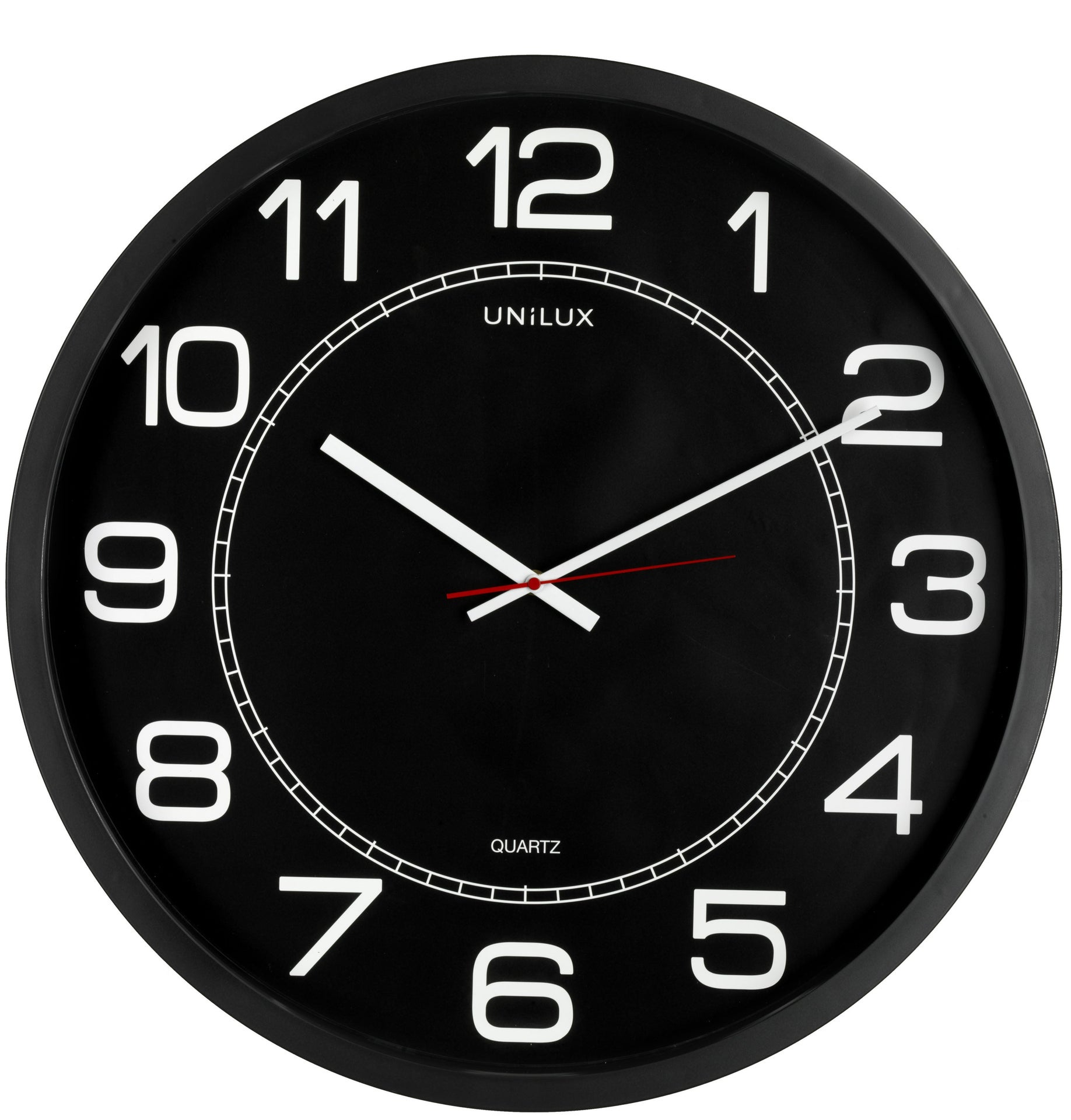 [8561514] Väggklocka Mega 575 mm Svart