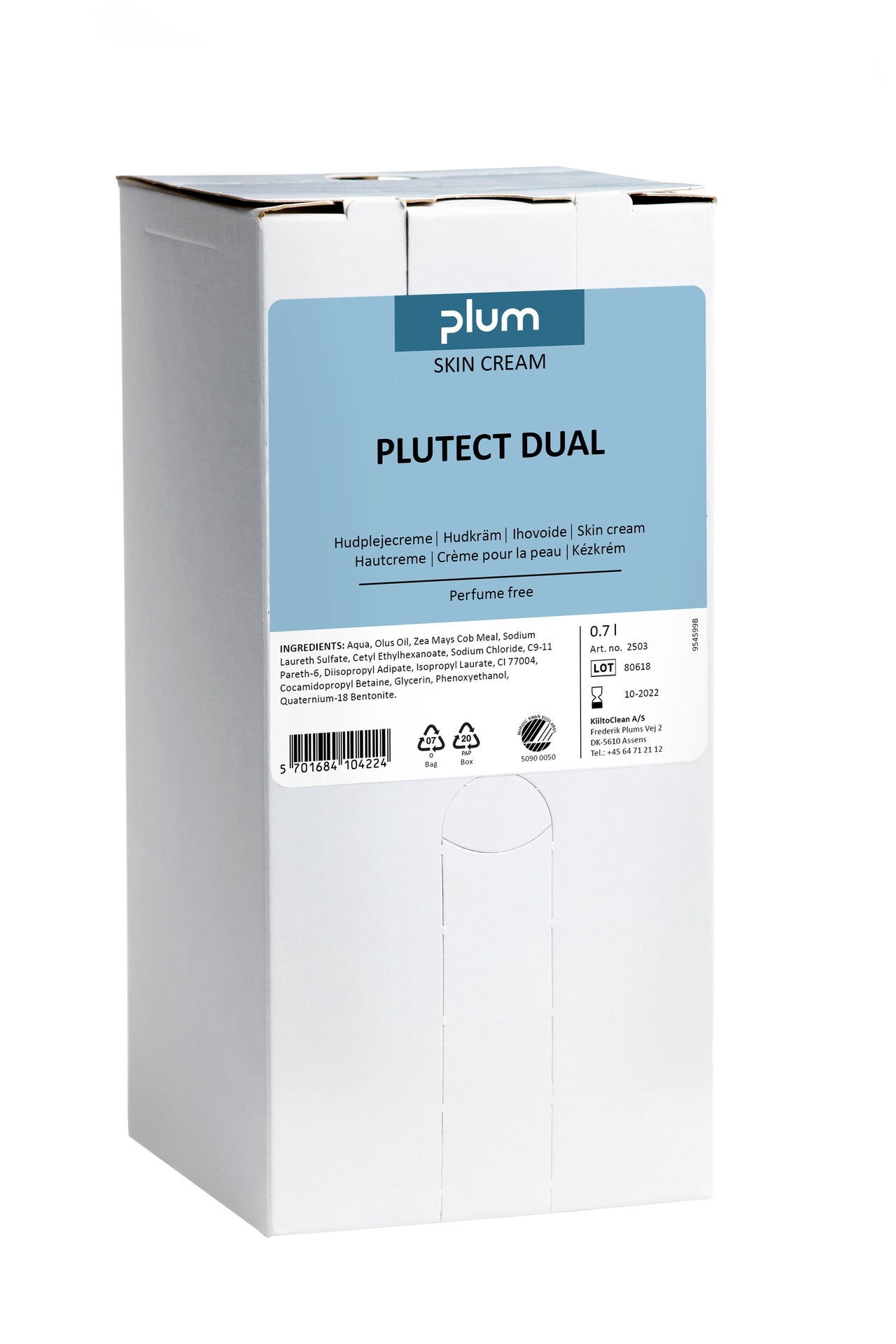[8563331] Hudkräm Plutect Dual MultiPlum 700 ml