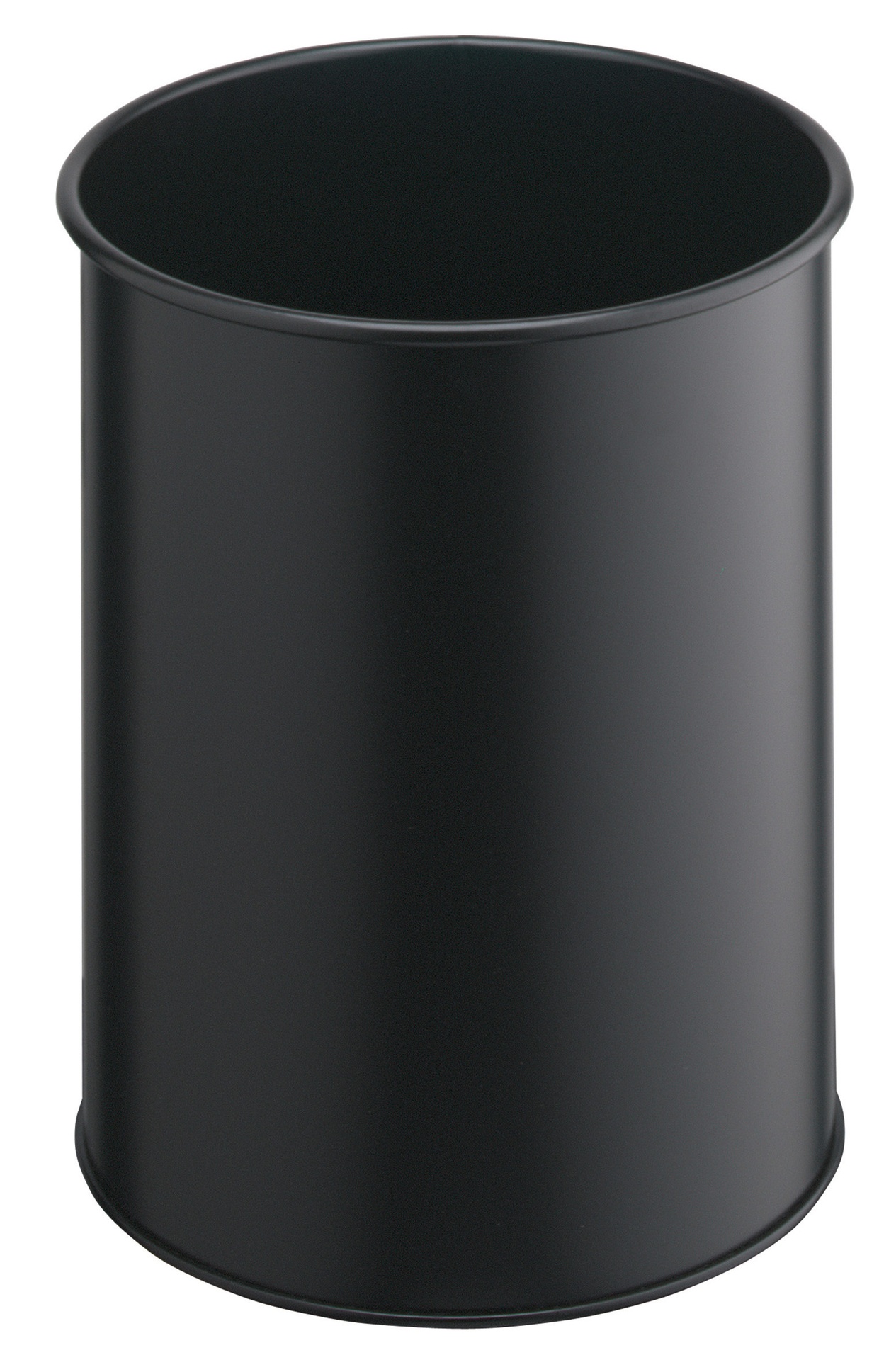 [2361481] Papperskorg metall 15l svart