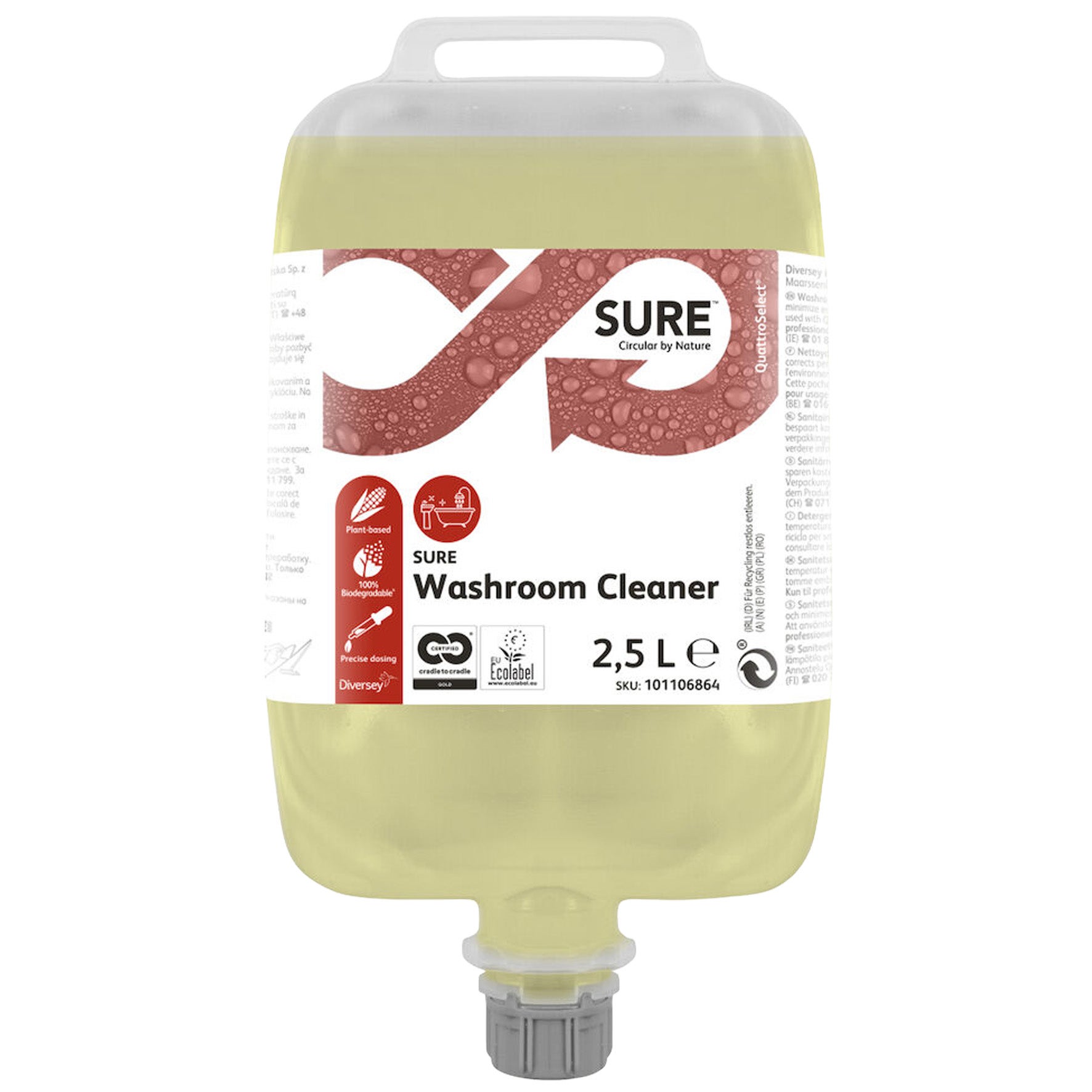 [8563319] Sanitetsrengöring SURE Washroom Cleaner QS 2,5L