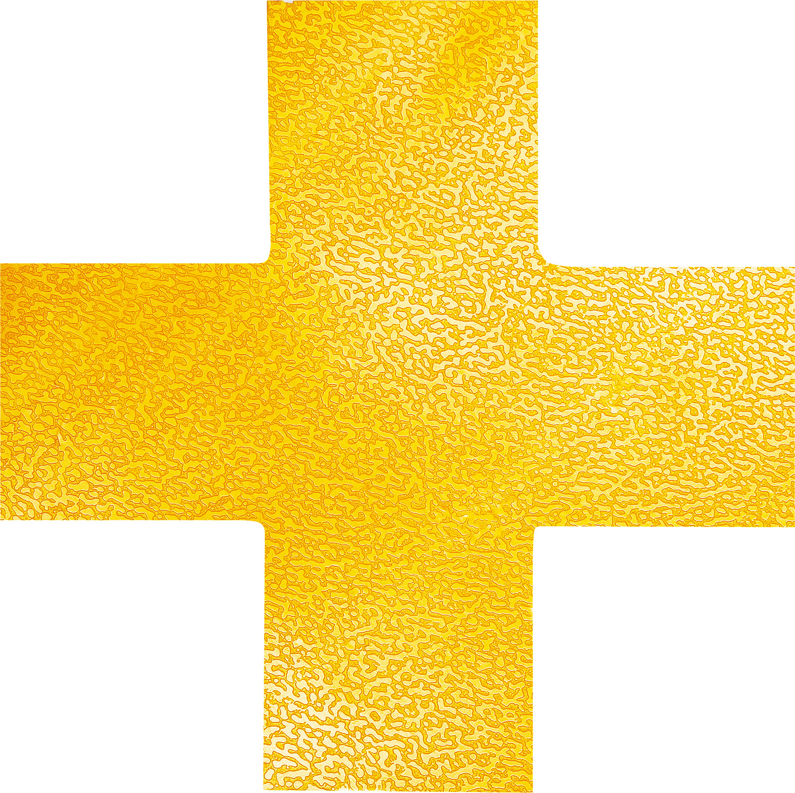 [8552665] Golvmarkering  Kryss gul 10/fp