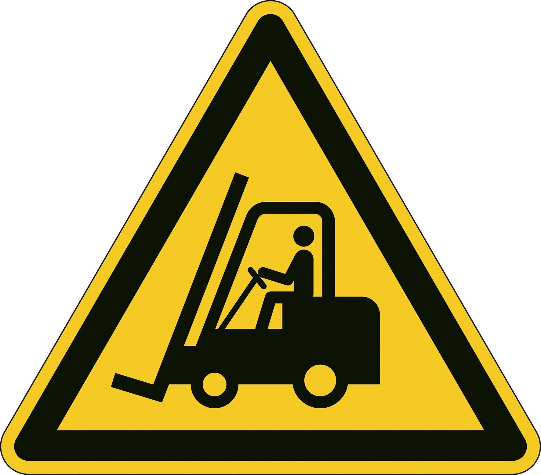 [8552710] Varningsdekal "Varning för truckar"