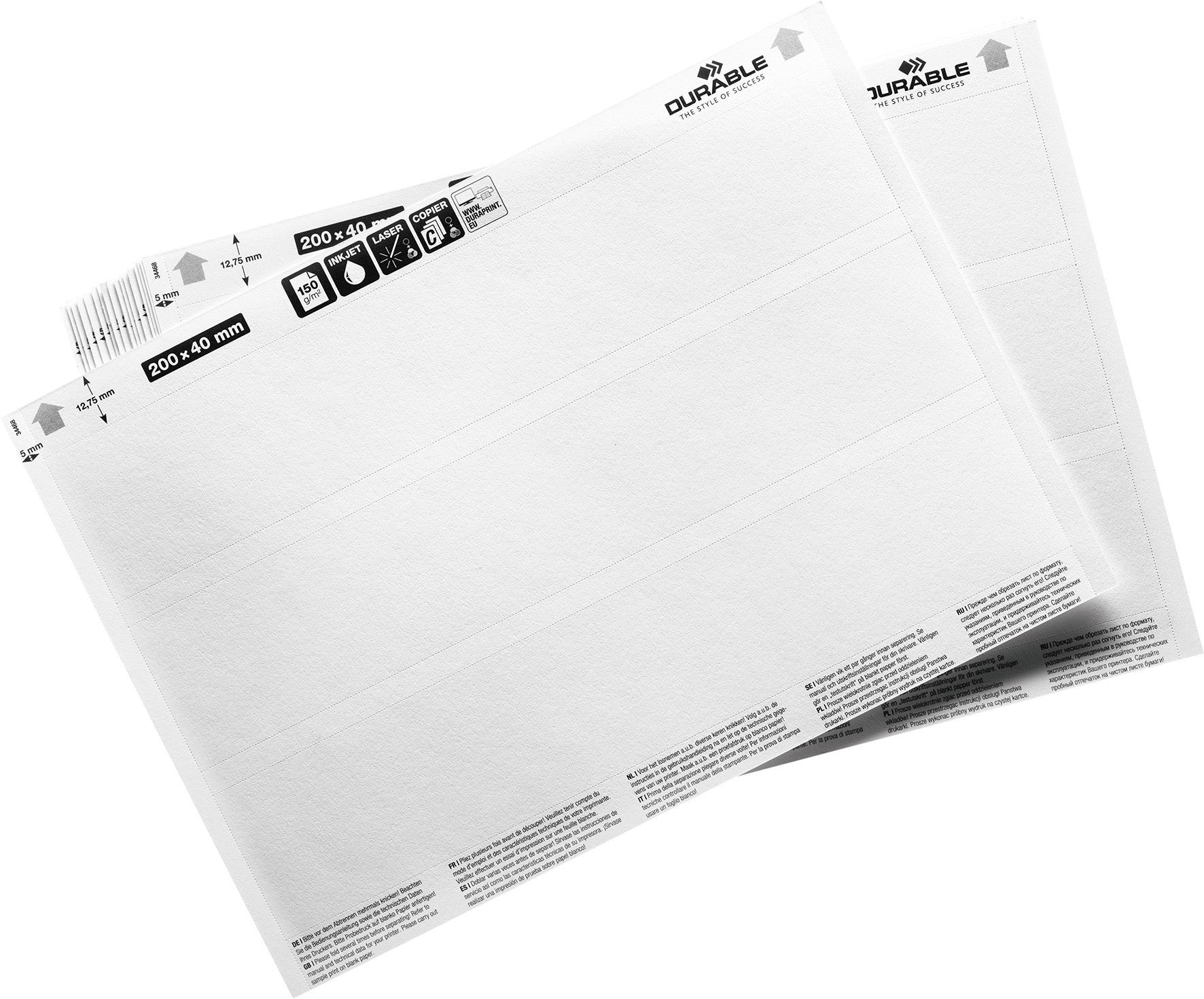 [8552999] Scanfix 200 x 400 mm transparent 50 st/fp