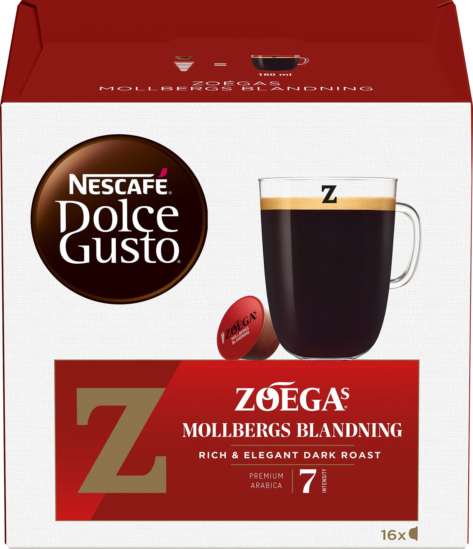[8556751] Kaffekapsel Mollberg Dolce Gusto 16 st/fp Zoegas
