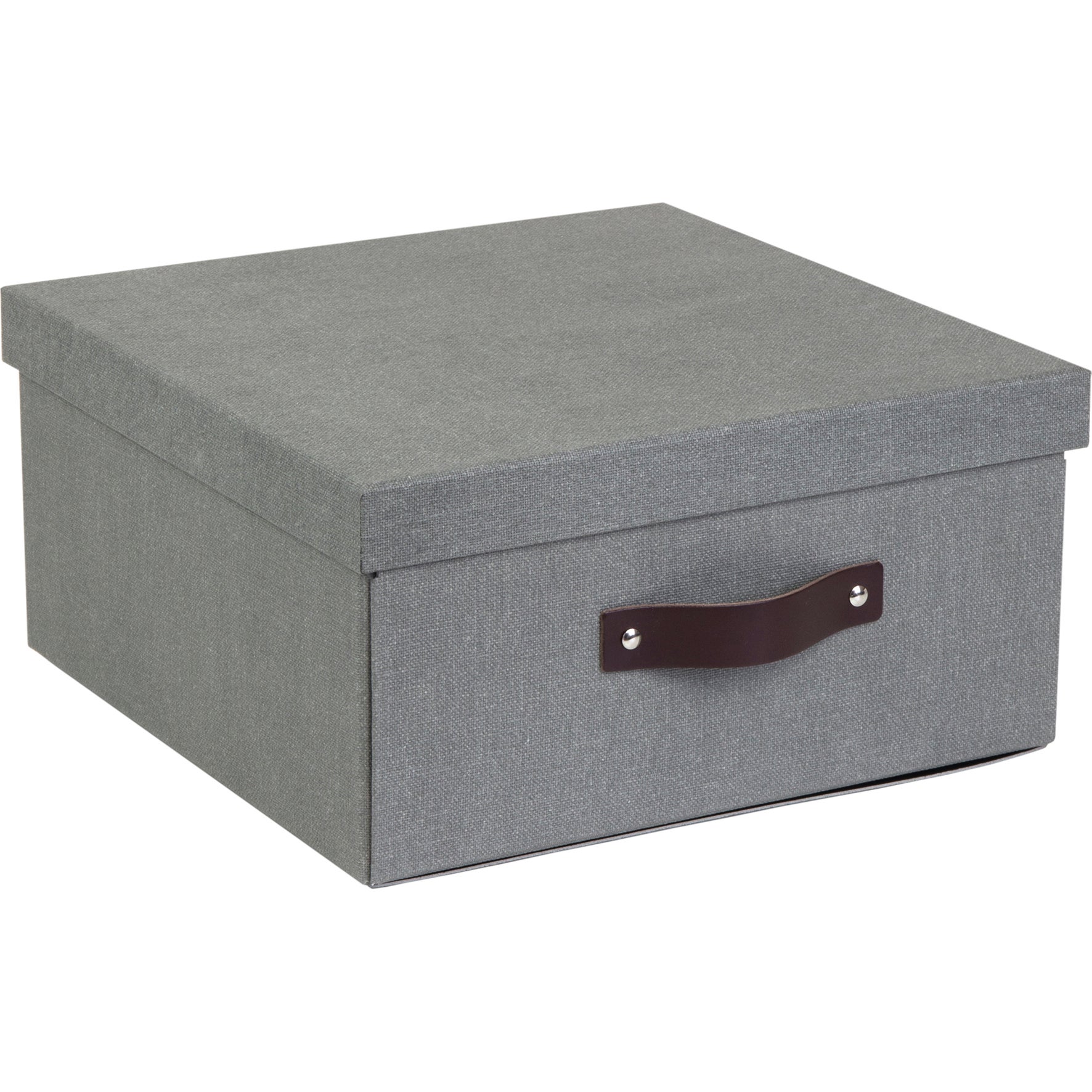 [2362271] Förvaringsbox Bigso Levi canvas grå