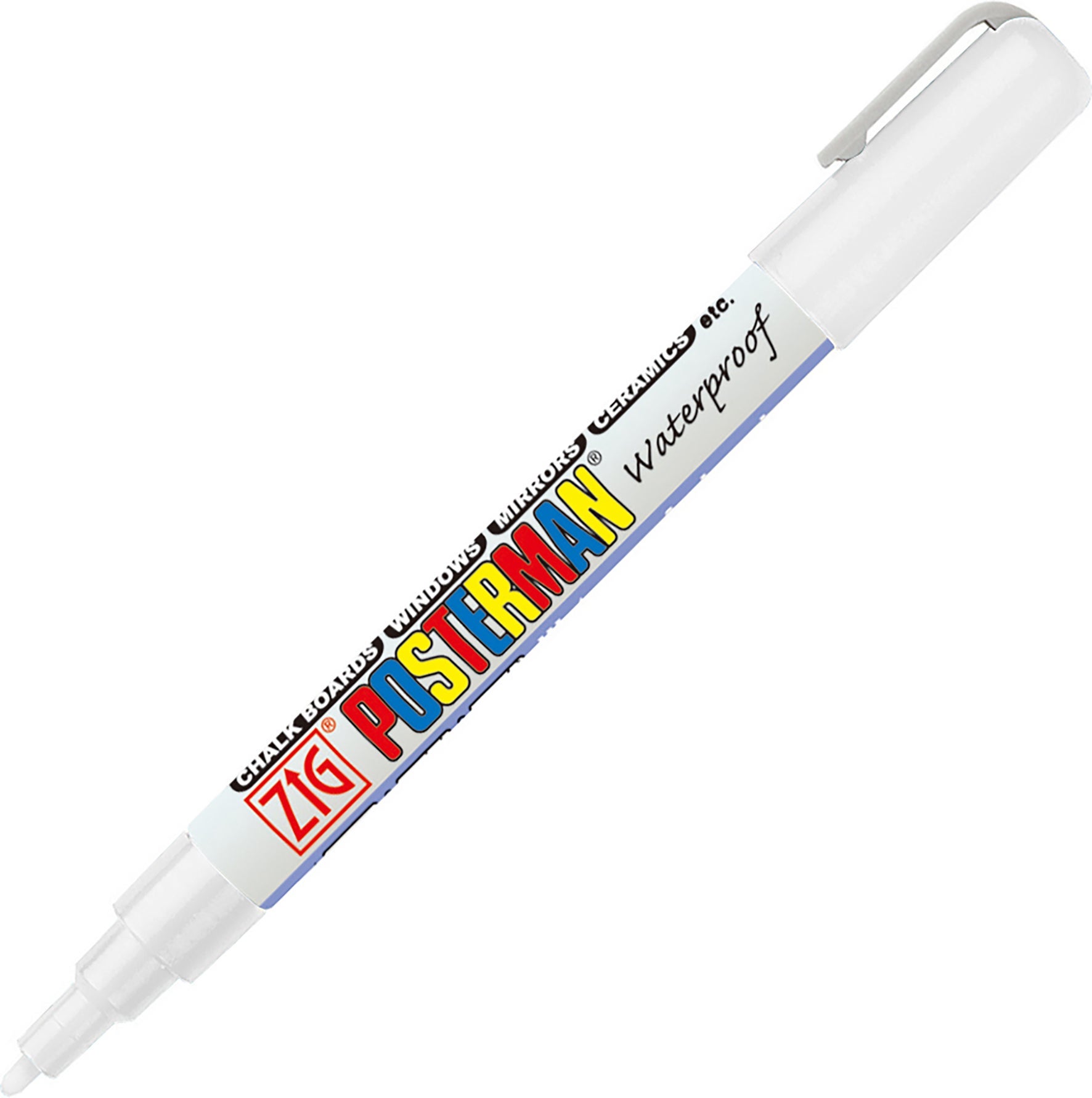 [4400493] Märkpenna Posterman 1 mm Vattenfast Vit