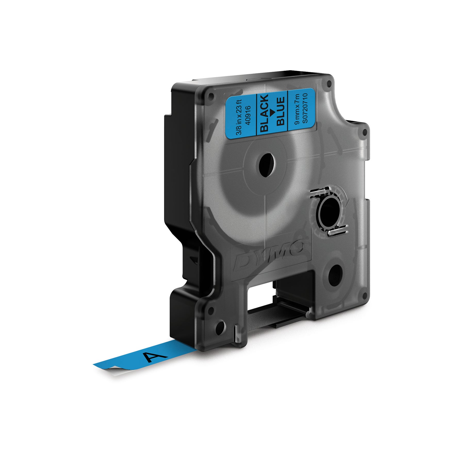 [8557204] Märkband Dymo D1 svart/blå  9 mm