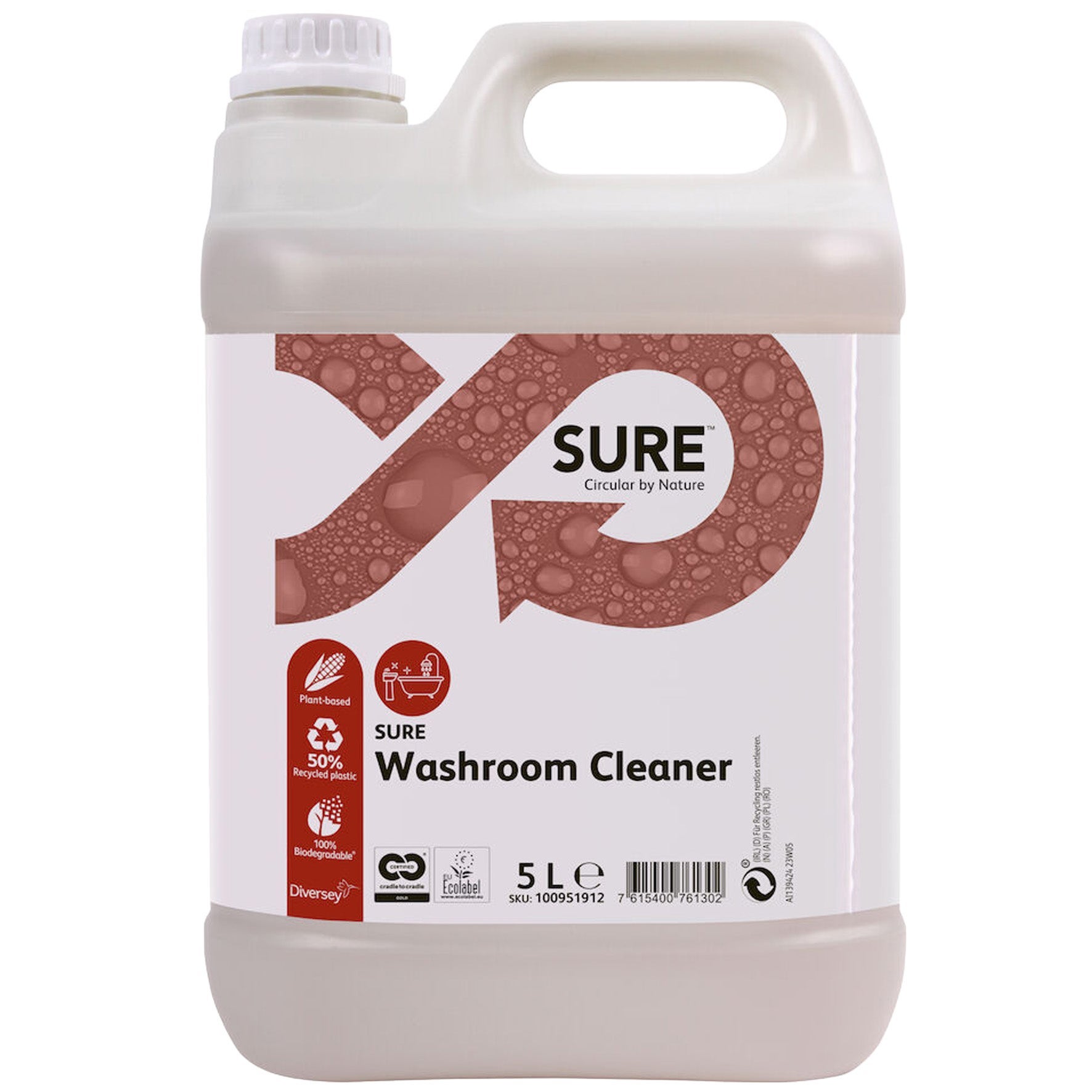 [8556670] Sanitetsrengöring SURE Washroom Cleaner 5 liter