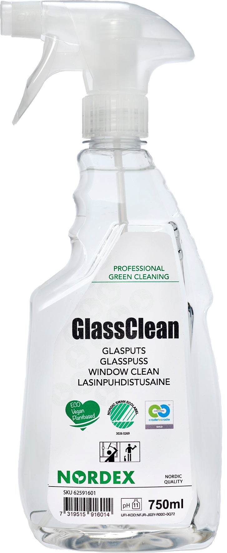 [8556894] GlassClean fönsterputs, 750 ml