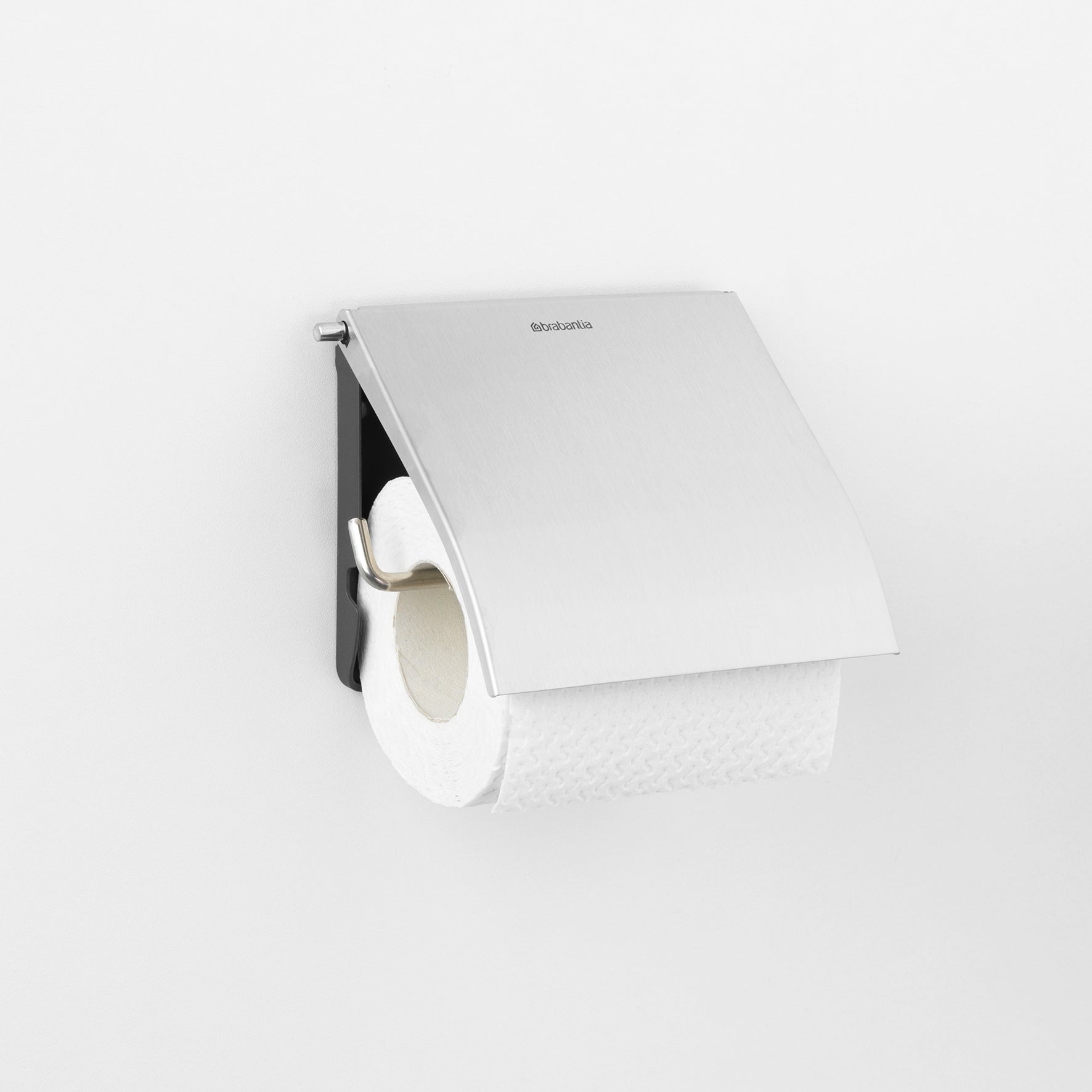 [8556733] Toalettpappershållare Brabantia Classic Matt stål