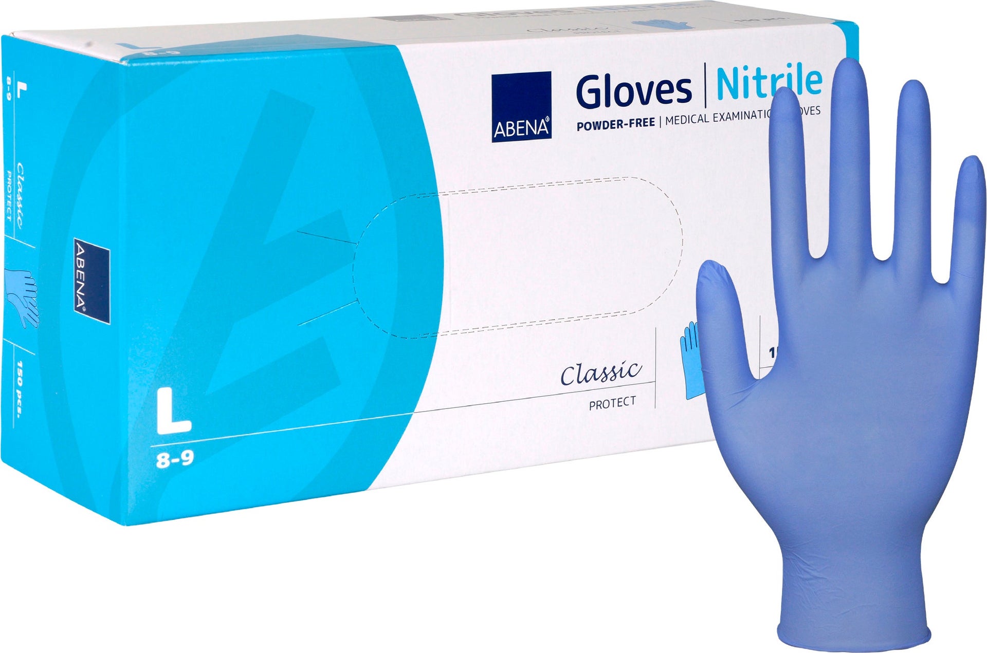 [2256885] Handske Nitril puderfri L 150 st/fp