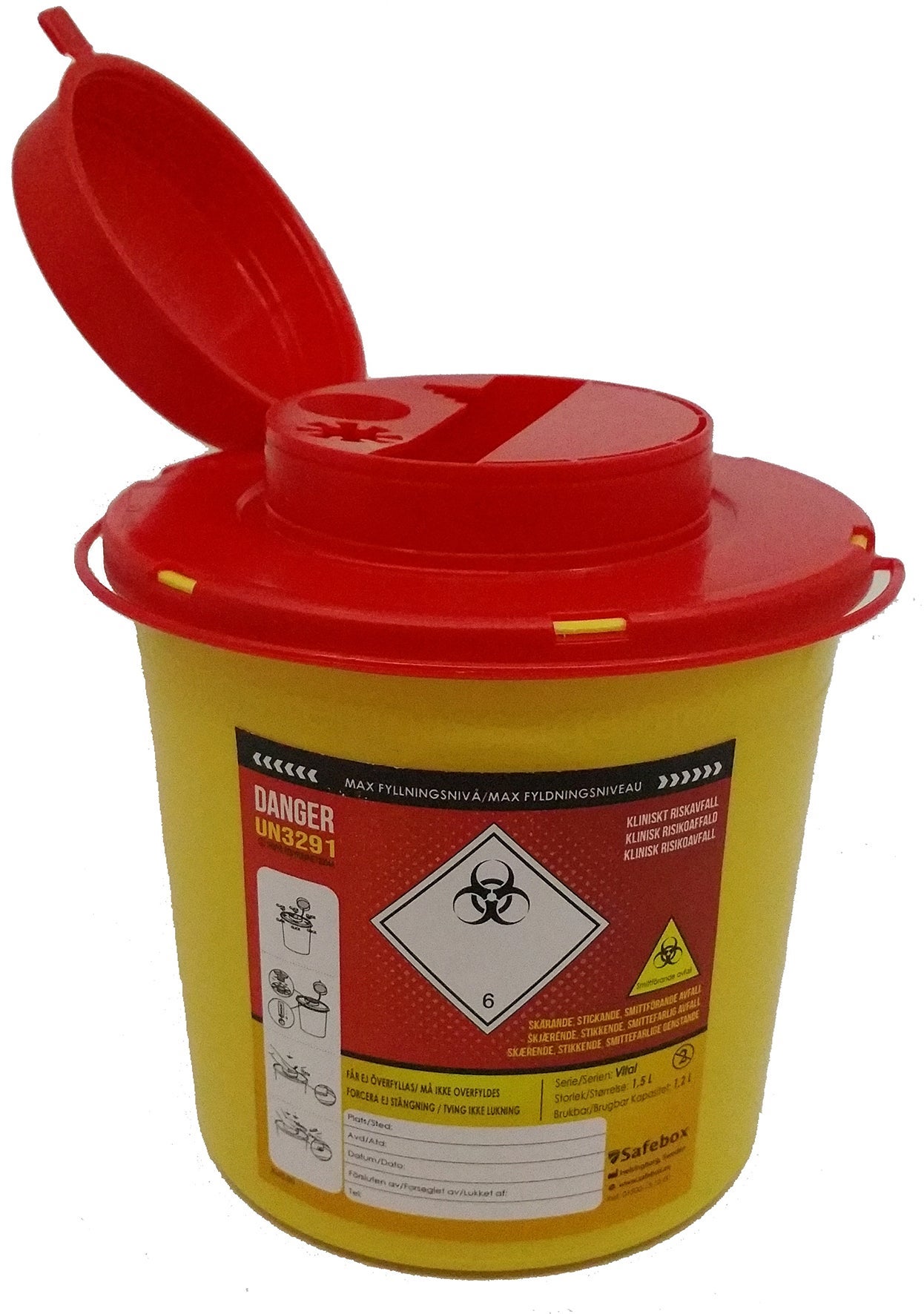 [8556599] Kanylburk Safebox plast 1,5 liter