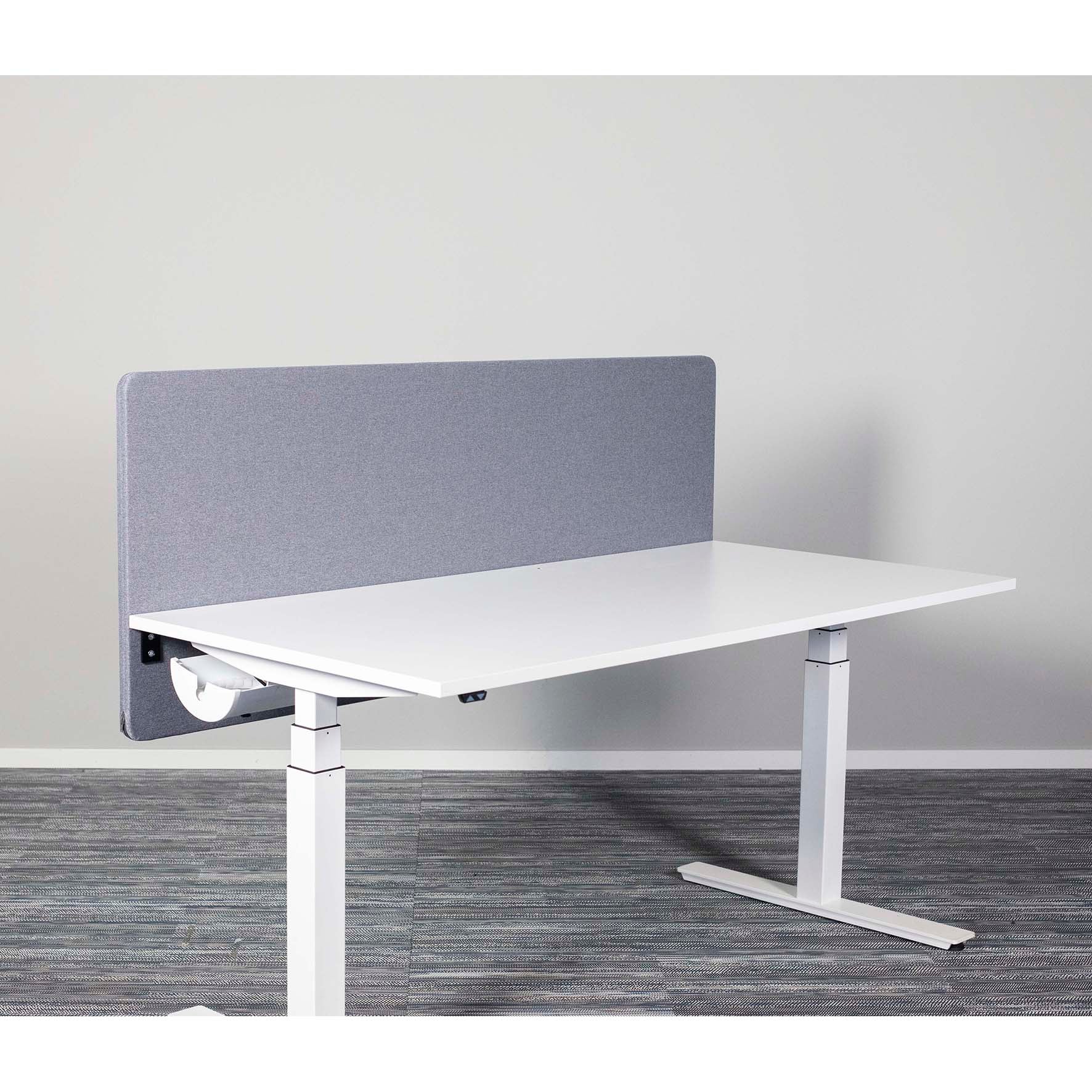 [8558104] Bordsskärm akustik 1200 x 650 mm Grå