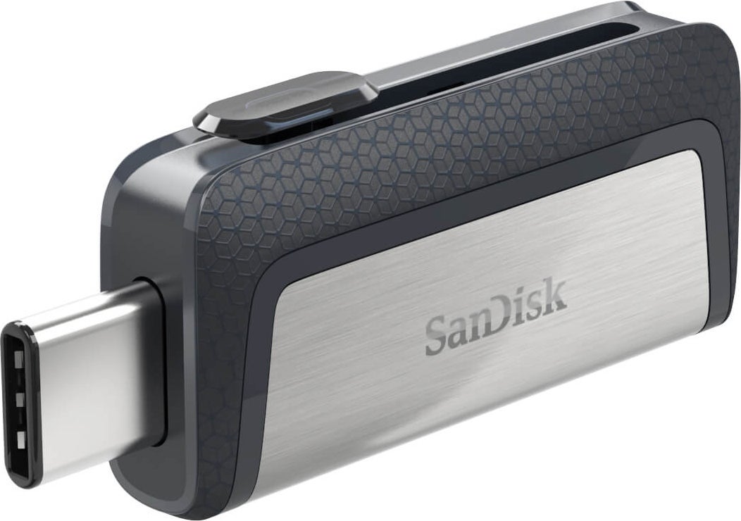 [8556375] USB C-A minn SanDisk 3.1 128GB Svart/Silver