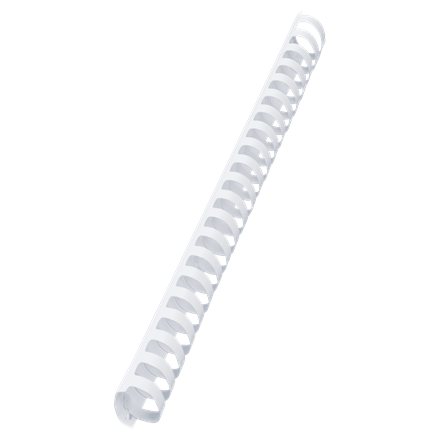 [E4028208] Plastspiral CombBind A4 21-ring 51mm vit 50st/fp (kopia)