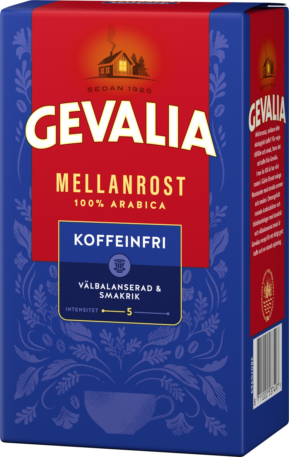 [8563634] Kaffe Gevalia koffeinfri 425g