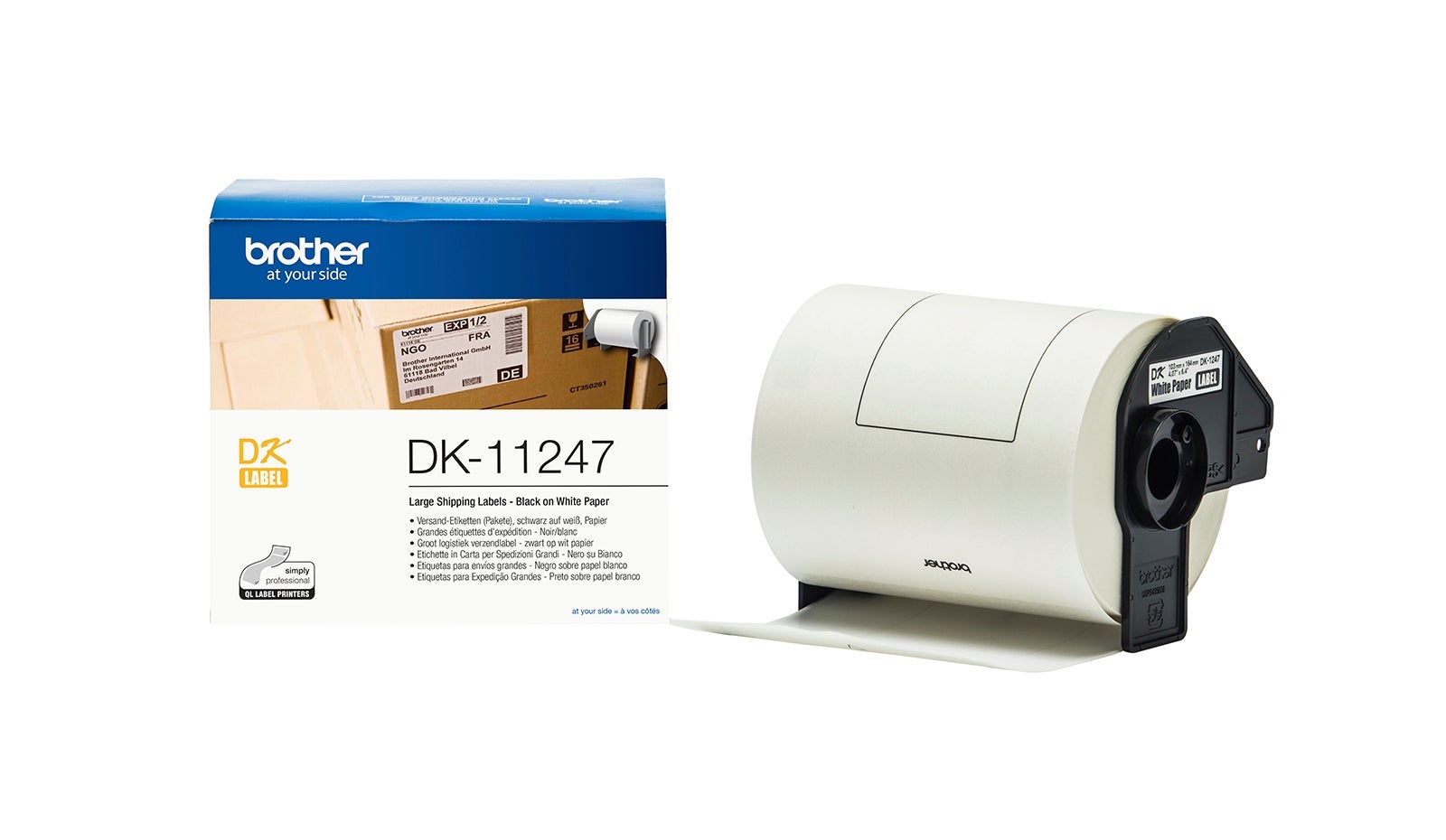 [8563676] Fraktetiketter Brother DK-11247 103x164 mm