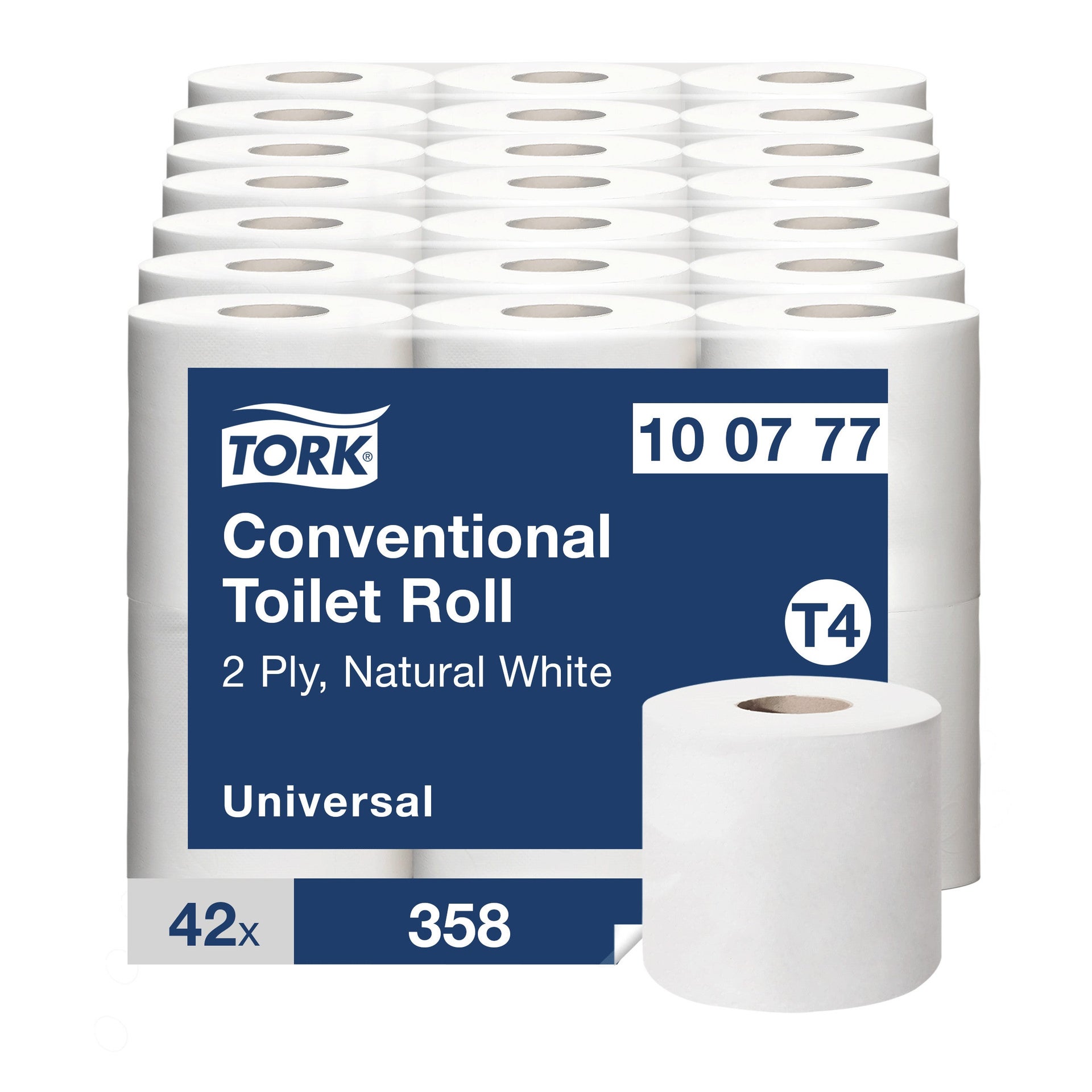 [8563157] Toalettpapper Universal 2-lager T4 6 rullar/fp