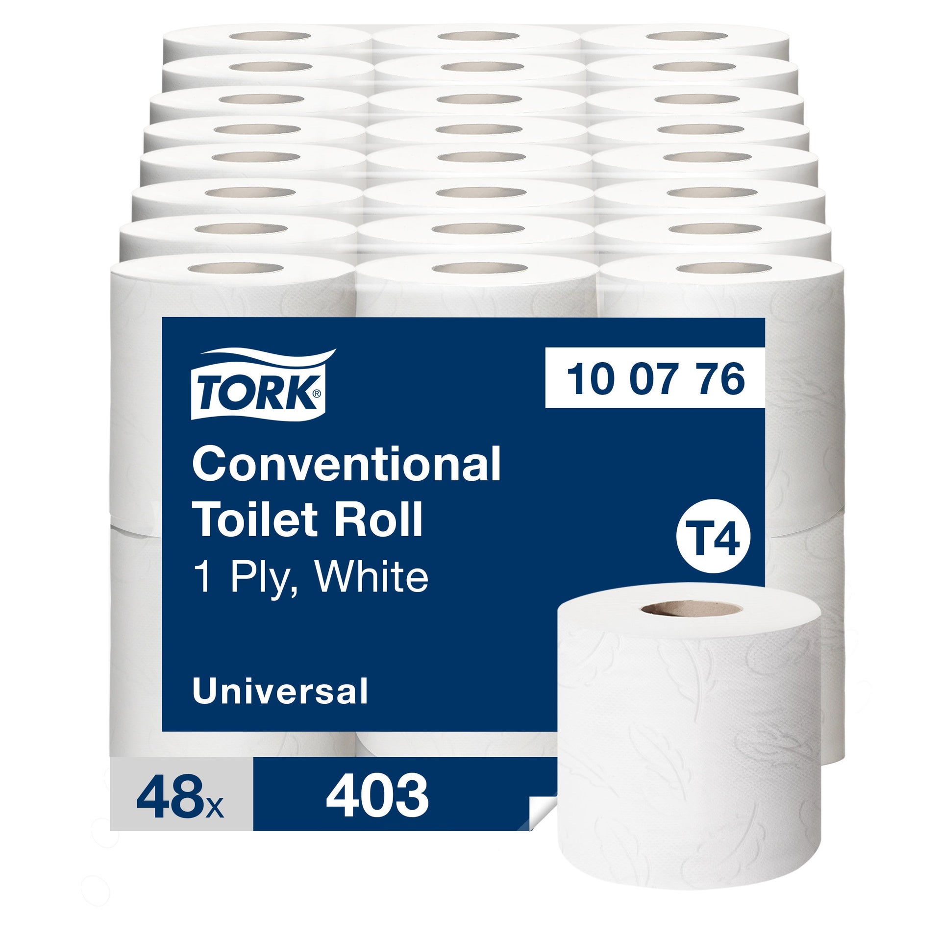 [8563156] Toalettpapper Universal 1-lag T4 6 rullar/fp