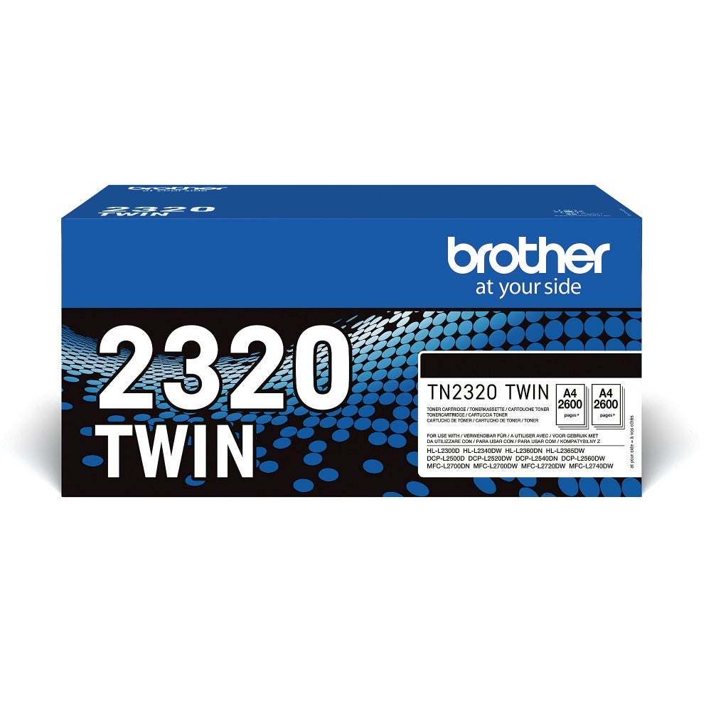 [8563693] Toner Brother TN2320 Svart 2-pack