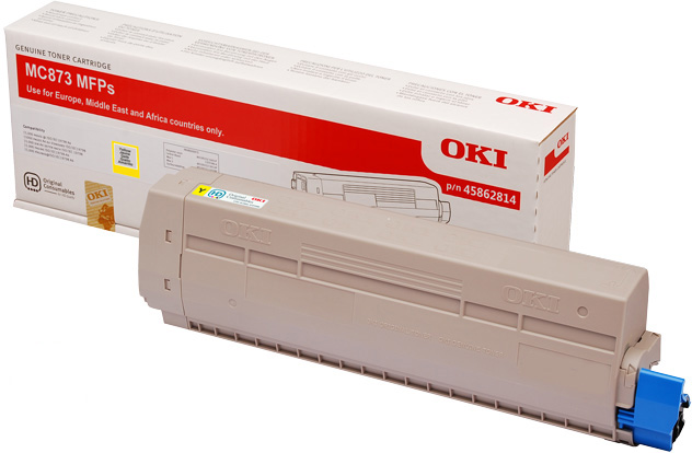 [8564015] Toner OKI MC873 Gul