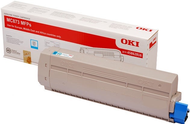 [8564013] Toner OKI MC873 Cyan 10K