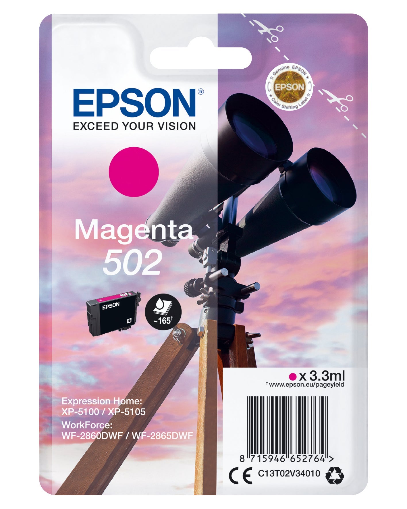 [8563855] Bläck Epson T502 Magenta