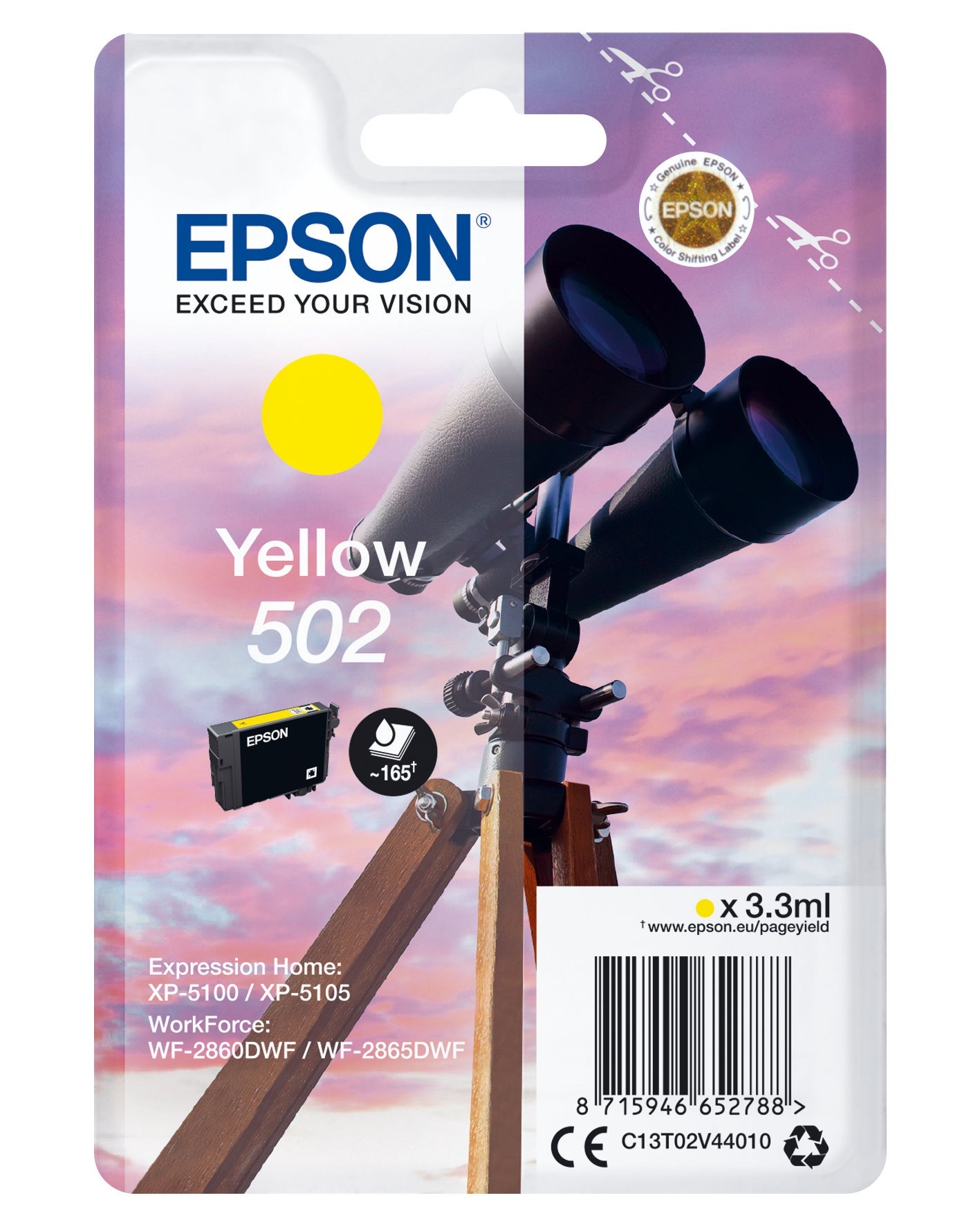 [8563856] Bläck Epson T502 Gul