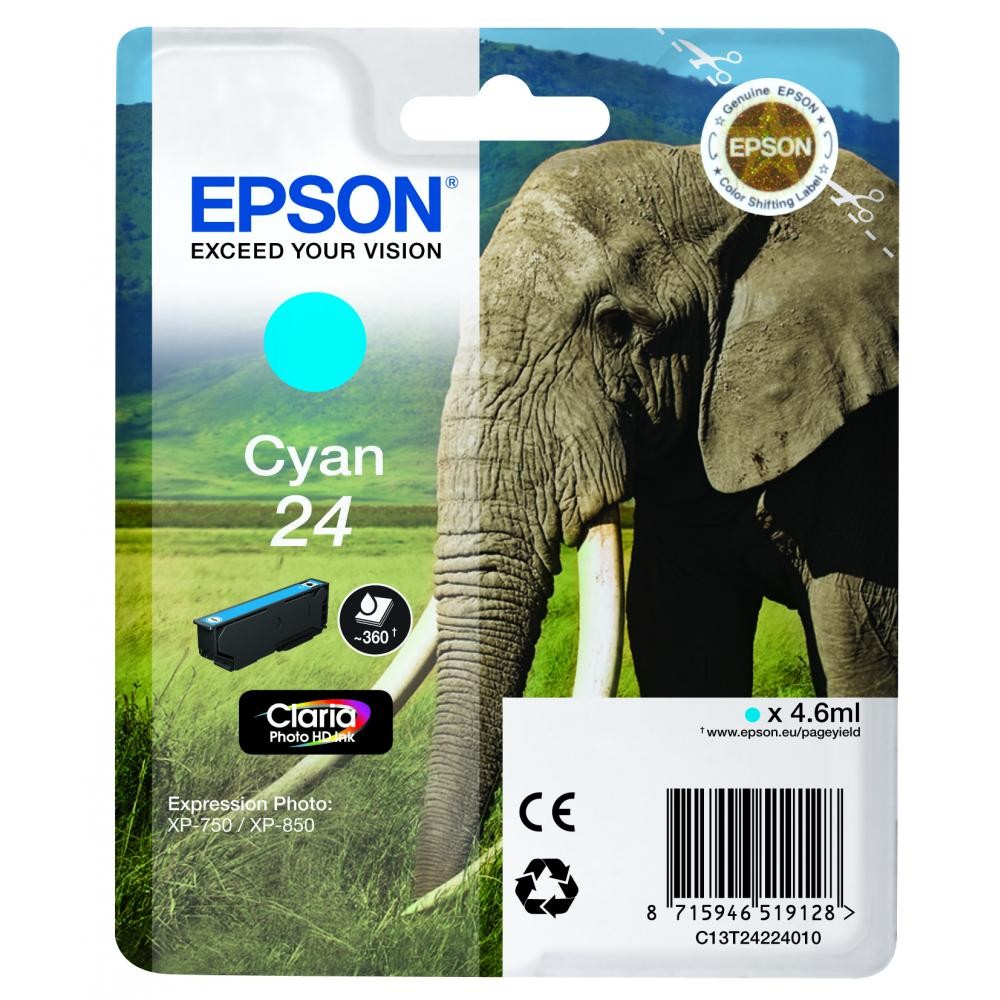 [8563890] Bläck Epson T2422 Cyan