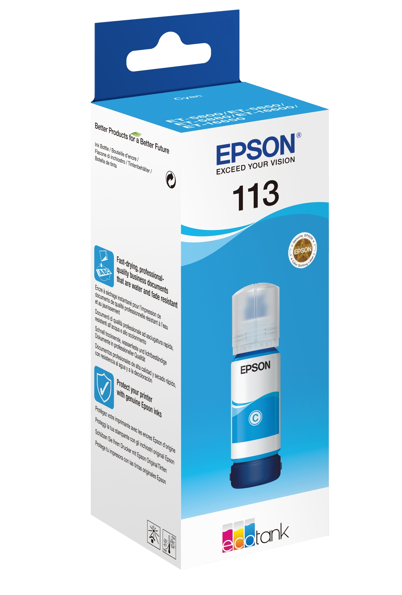 [8563865] Bläck Epson 113 EcoTank Cyan