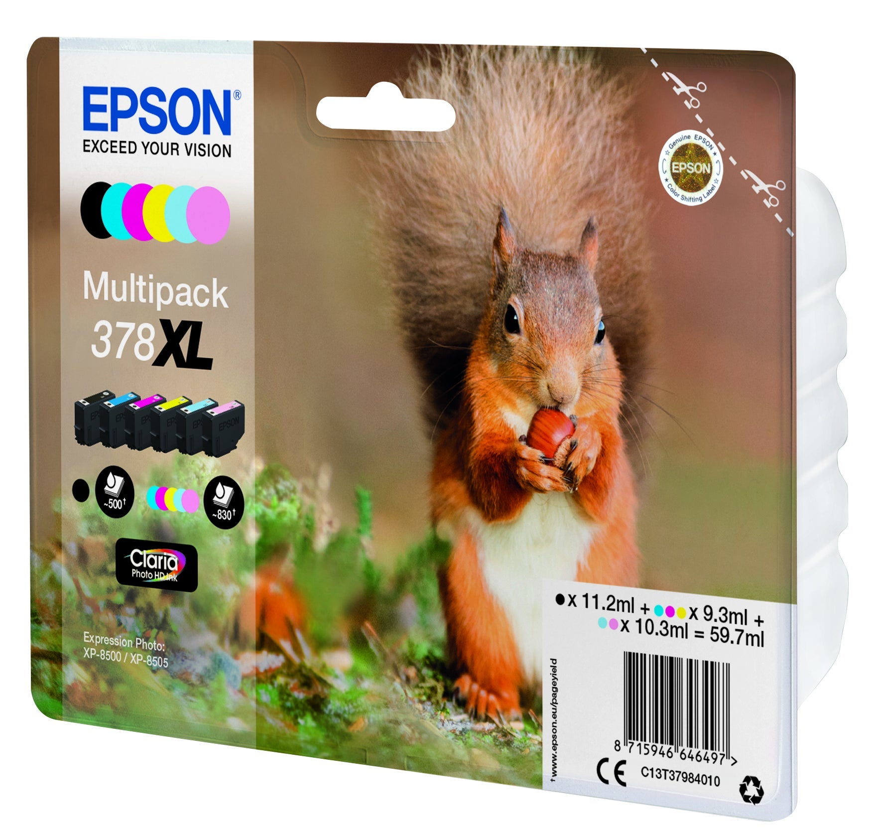 [8563931] Bläck Epson T378  XL Multipack