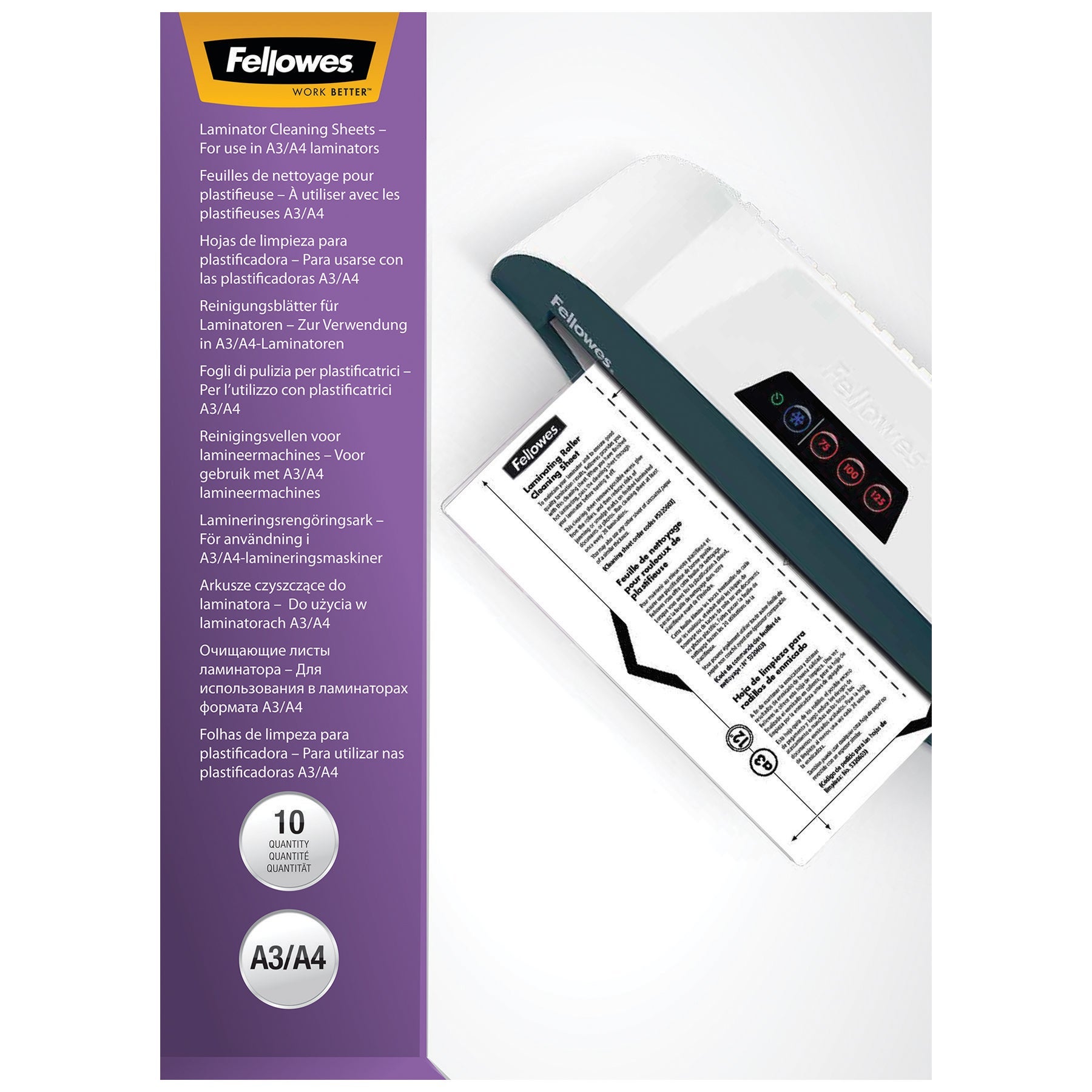 [8563654] Rengöringsark laminator A4 10/
