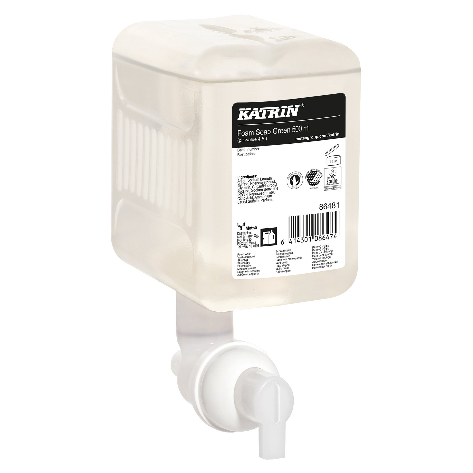 [8564151] Skumtvål Fresh 500 ml Katrin