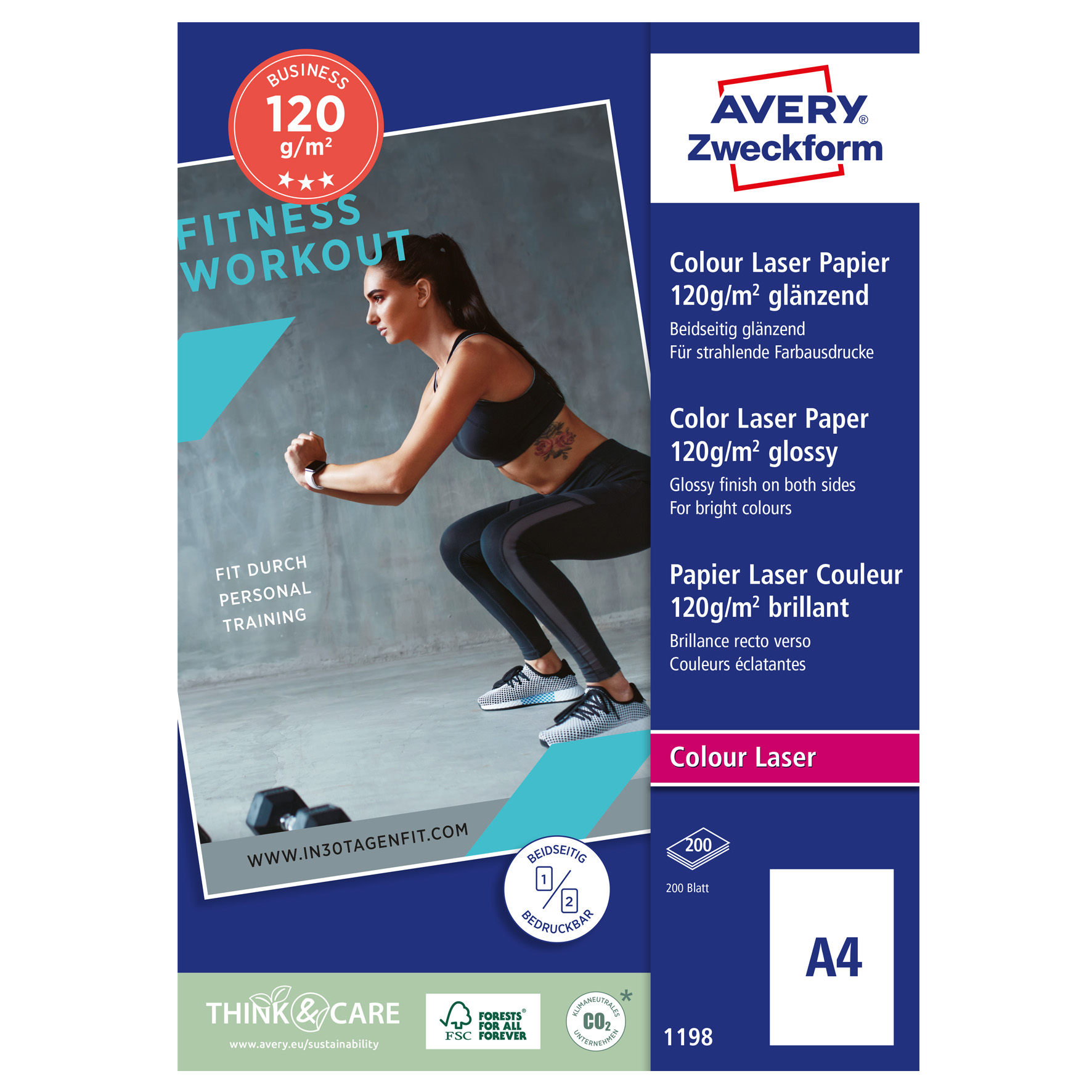 [1178930] Fotopapper 120g glossy 200/fp