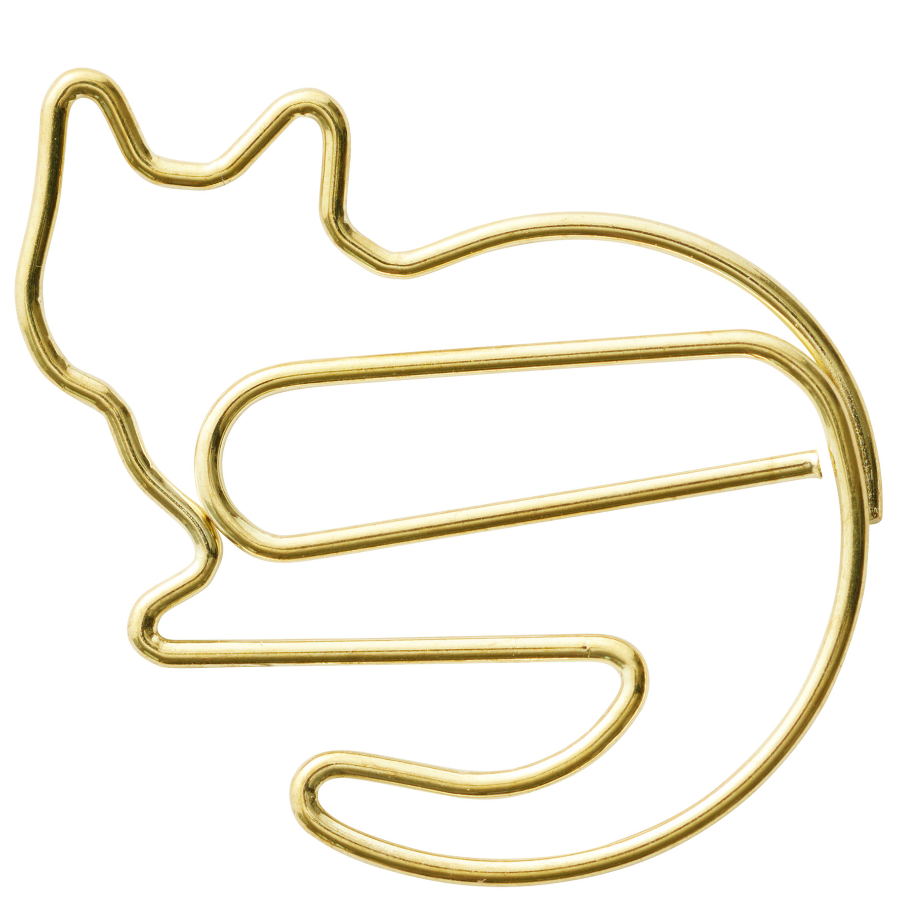 [2333017] Gem katt 27mm guld 25/fp