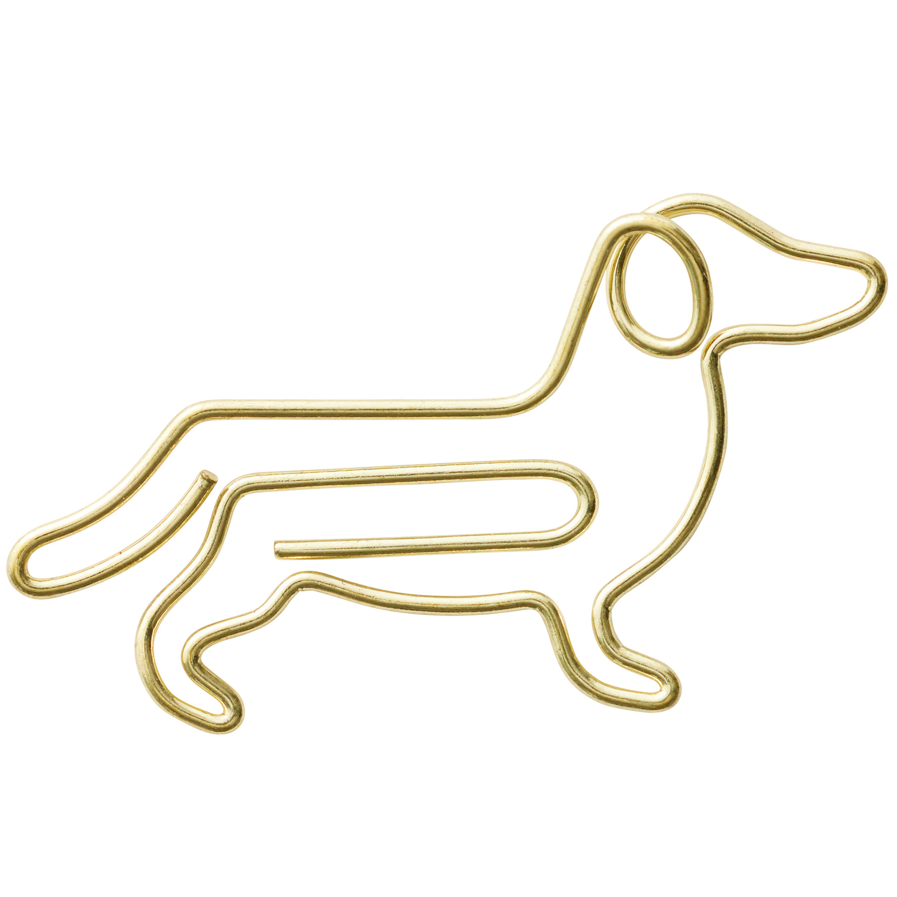 [2333016] Gem hund 40mm guld 25/fp