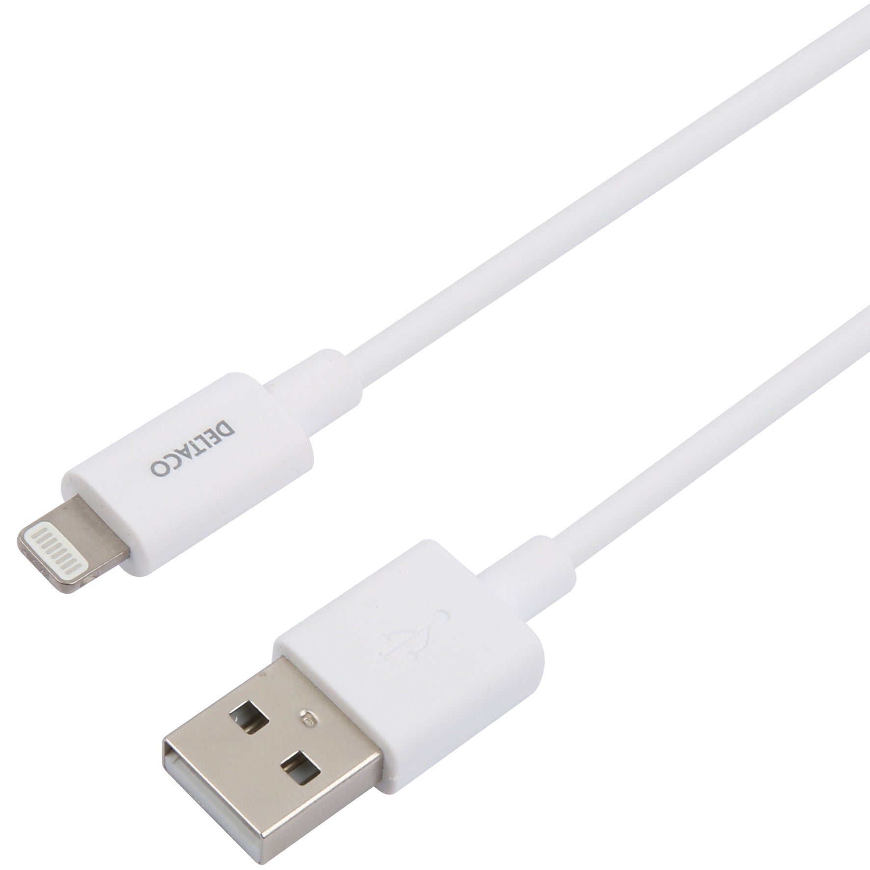 [8564556] USB-A- Lightning kabel,2m vit