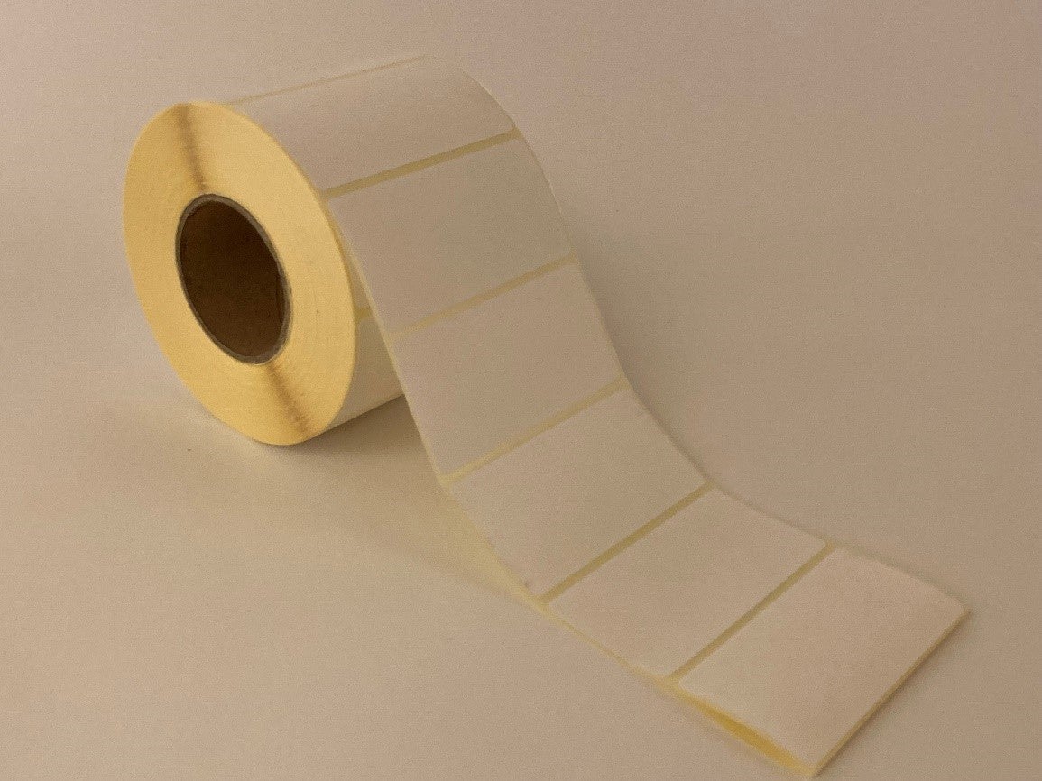 [8565192] Thermoetikett 70x34 mm kärna 40 mm 1000st/rl