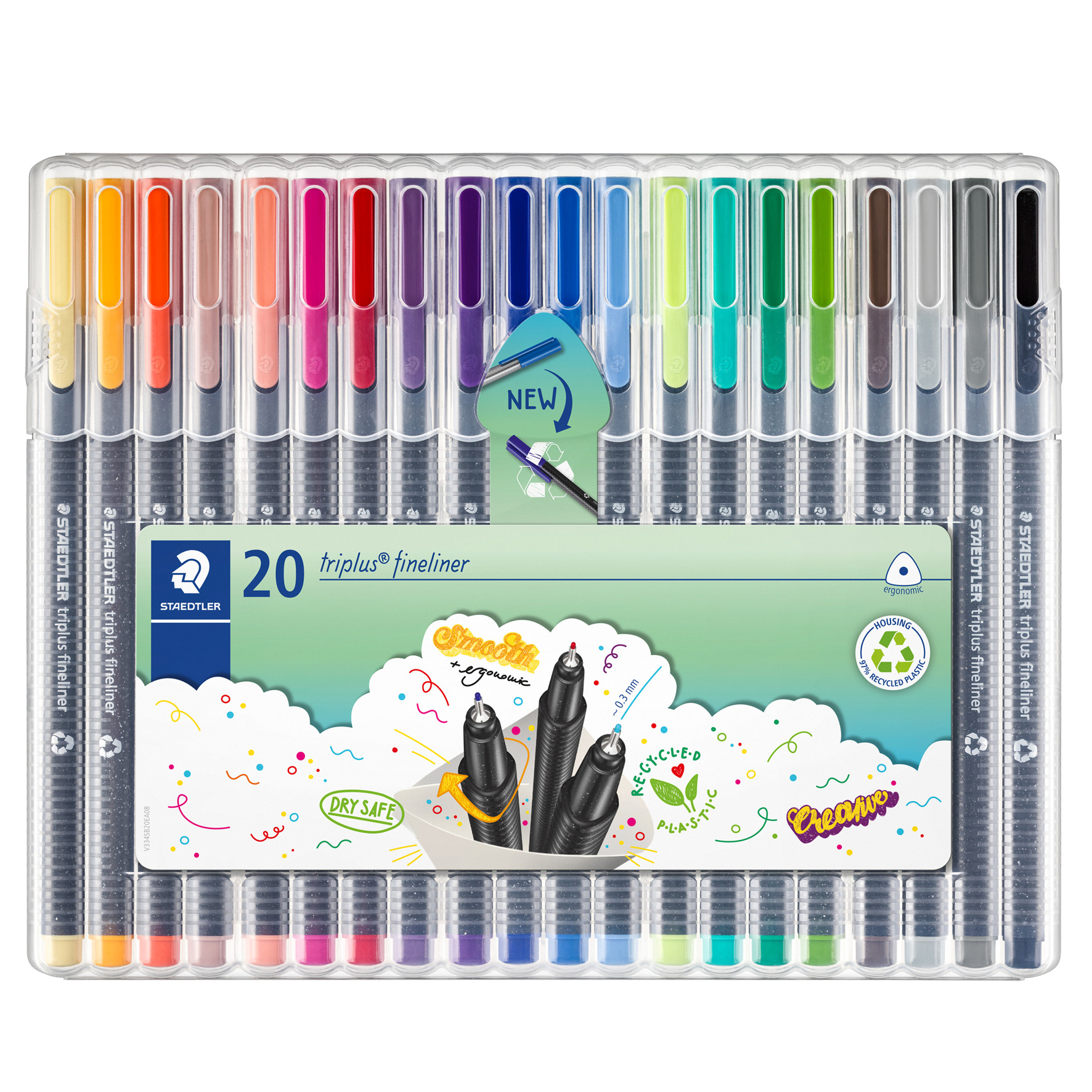 [2209673] Fiberpenna Staedtler 0,3 20/fp