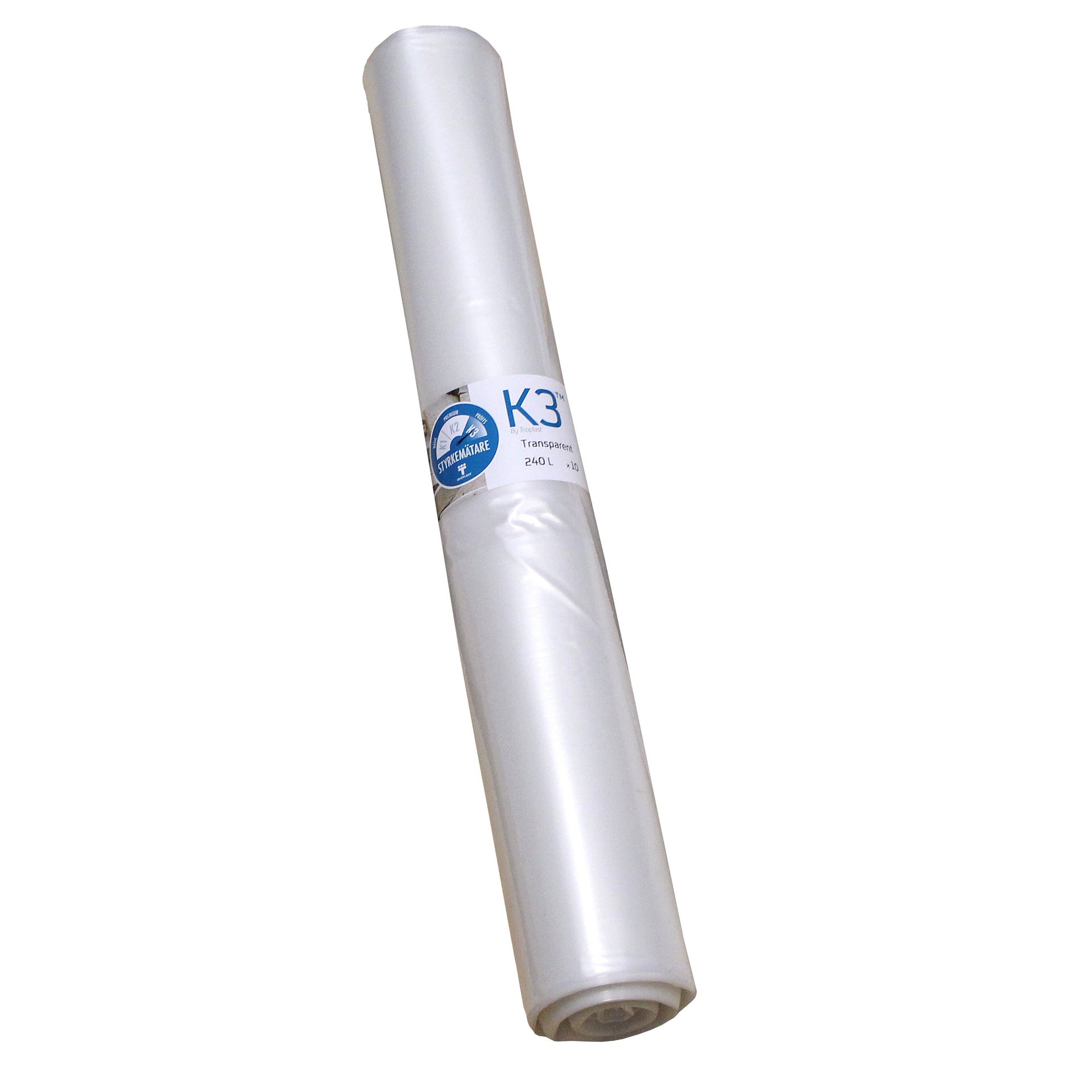 [8563354] Sopsäck 240 liter transparent 55 my 10/rl