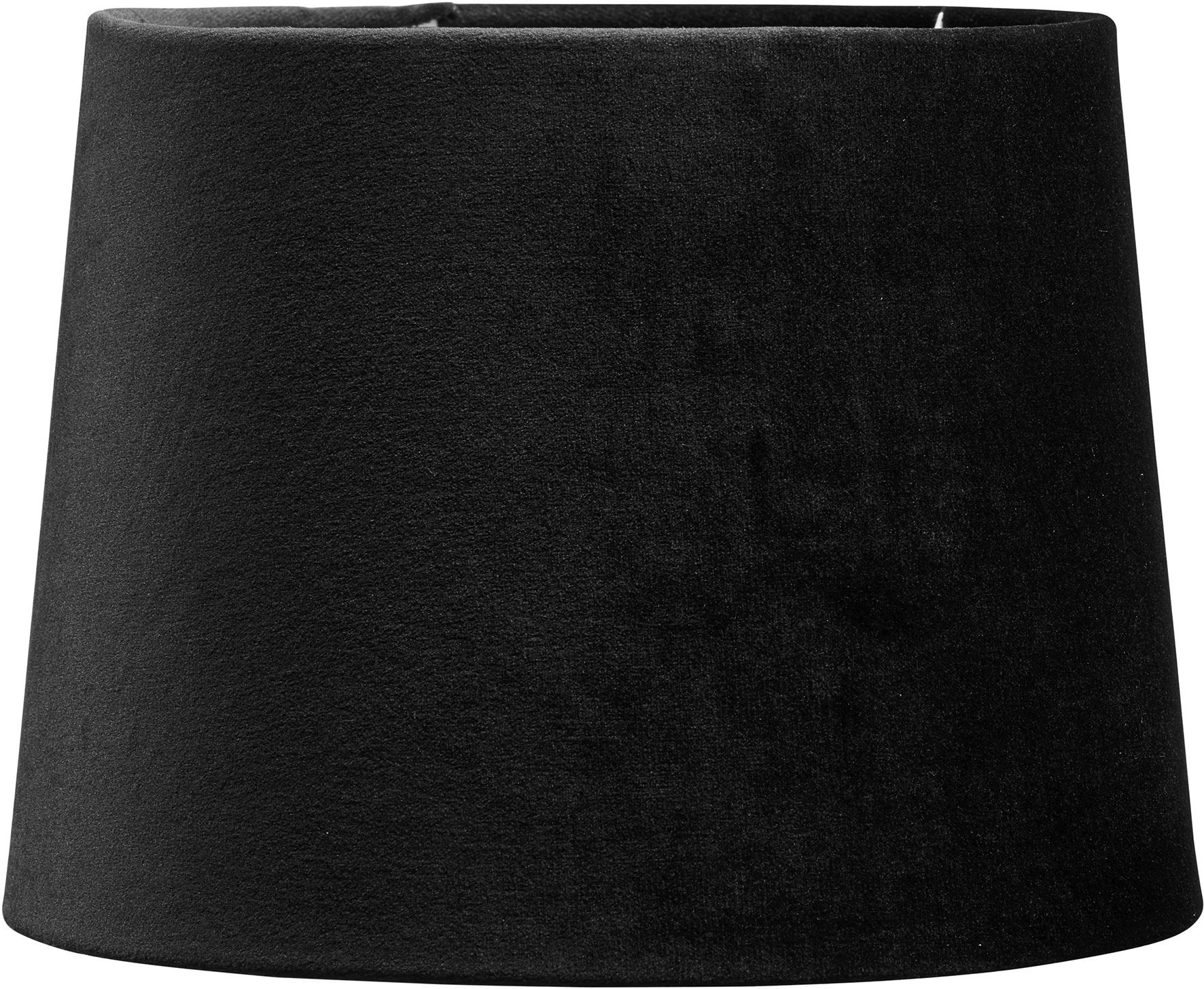 [8555374] Lampskärm Sammet Sofia Svart 25 cm