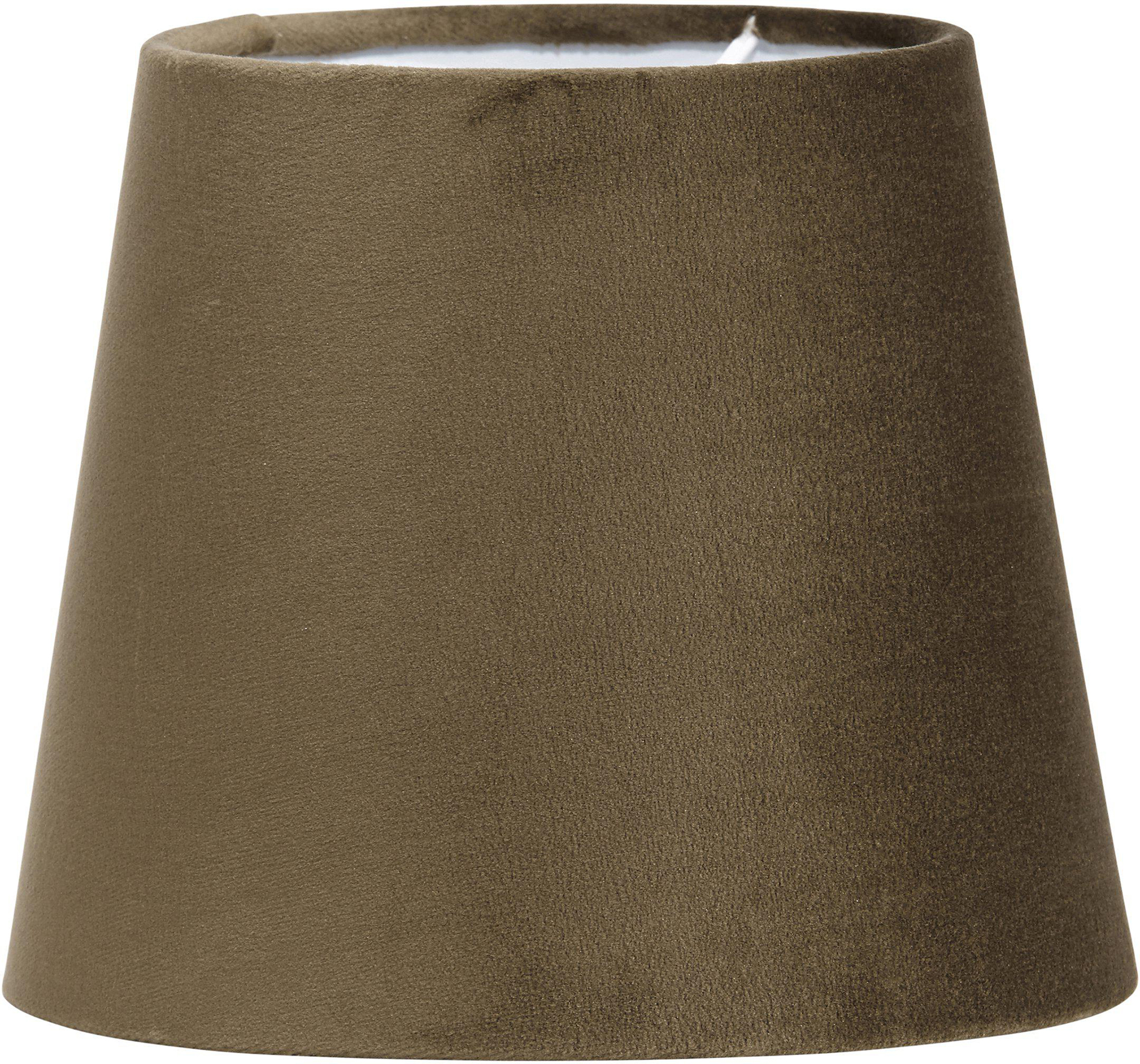 [8555415] Lampskärm Sammet Mia Brun 17cm