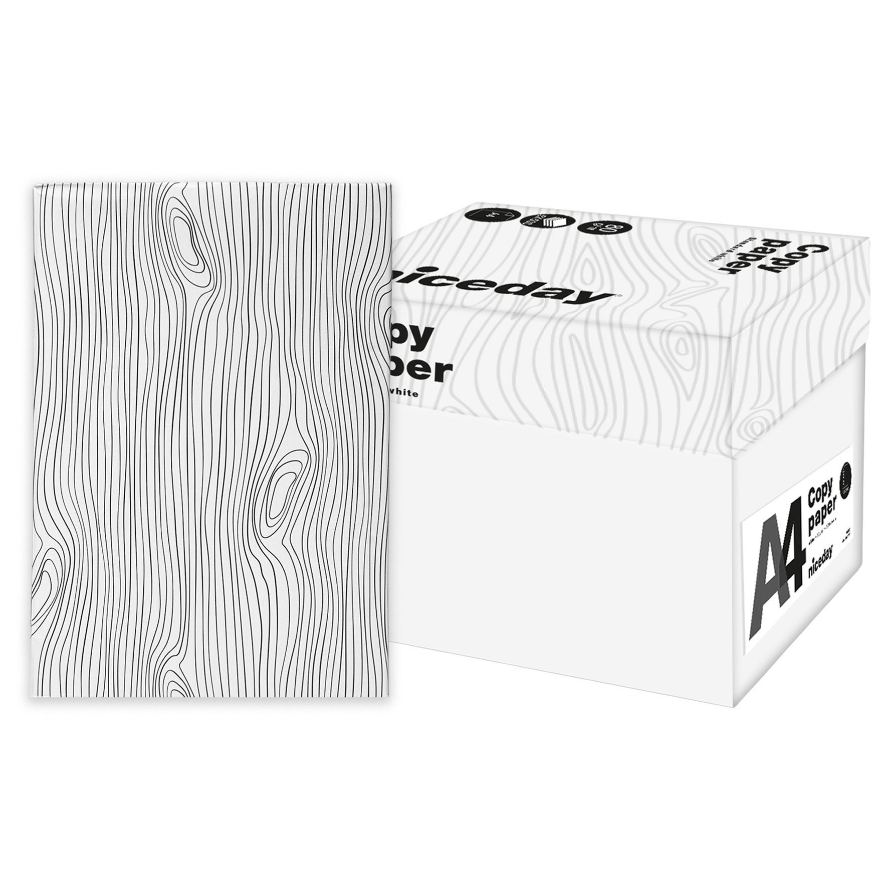[1049164] Kopieringspapper 80g A4 Ohålat 500/fp
