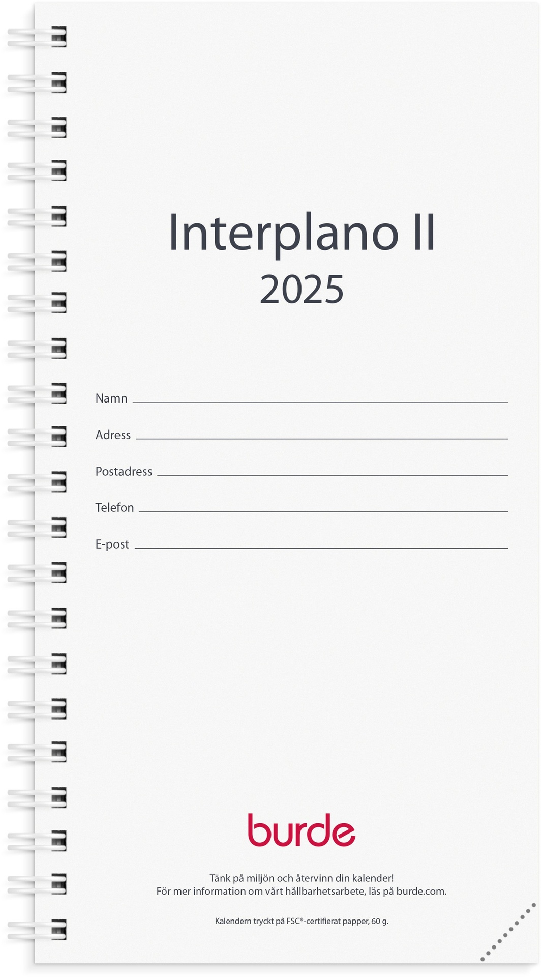 [61365025] Interplano II refill 2025