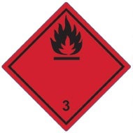 [8564900] Farligt gods-etiketter 3.1 Flammable Liquid 250 st/rulle