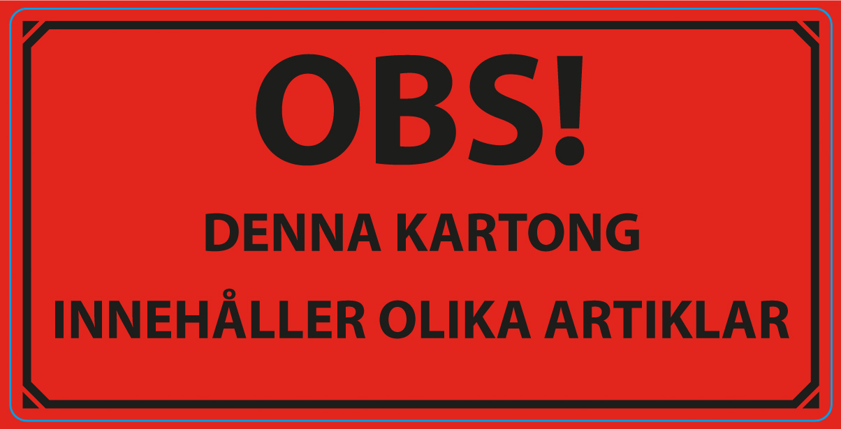 [8564931] Varningsetikett Olika artiklar